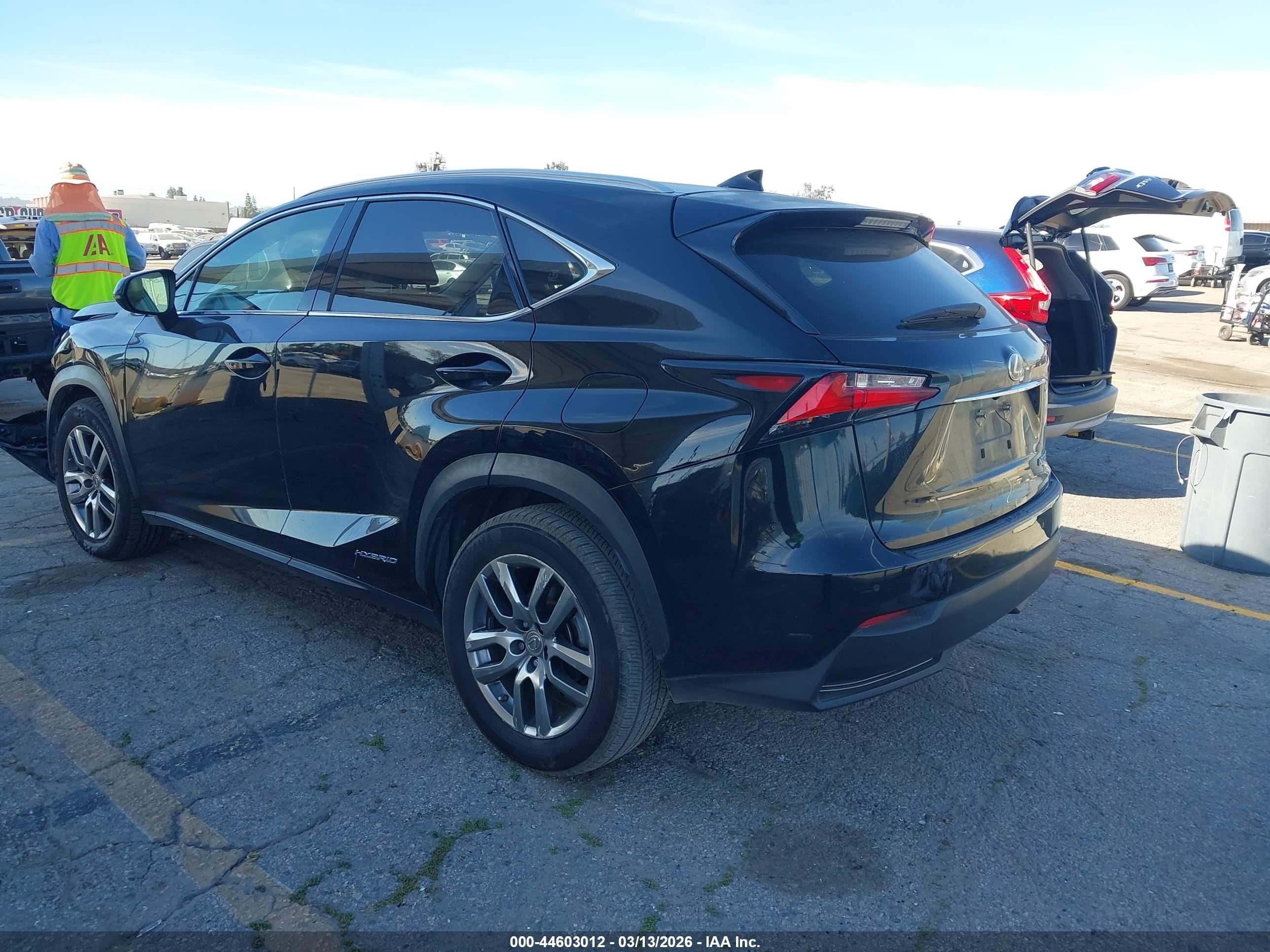 2015 Lexus Nx 300h   Black vin: JTJBJRBZ8F2029780
