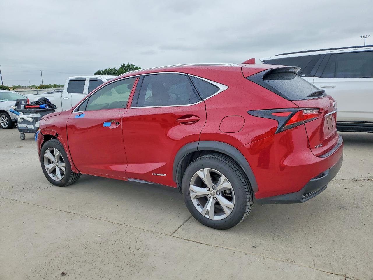 2017 Lexus Nx 300h Burgundy vin: JTJBJRBZ8H2055105