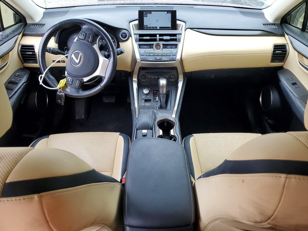 2017 Lexus Nx 300h Burgundy vin: JTJBJRBZ8H2055105