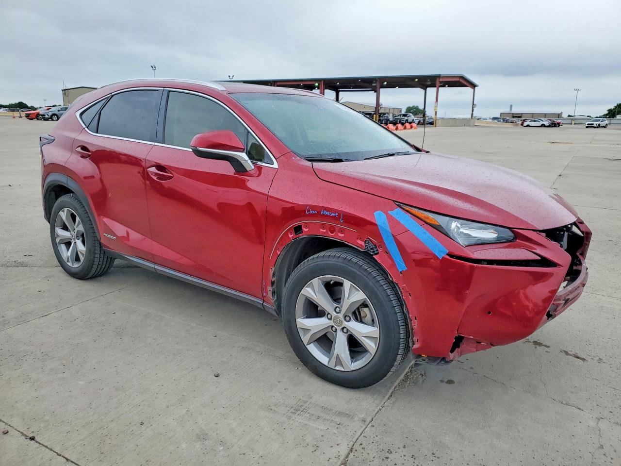 2017 Lexus Nx 300h Burgundy vin: JTJBJRBZ8H2055105