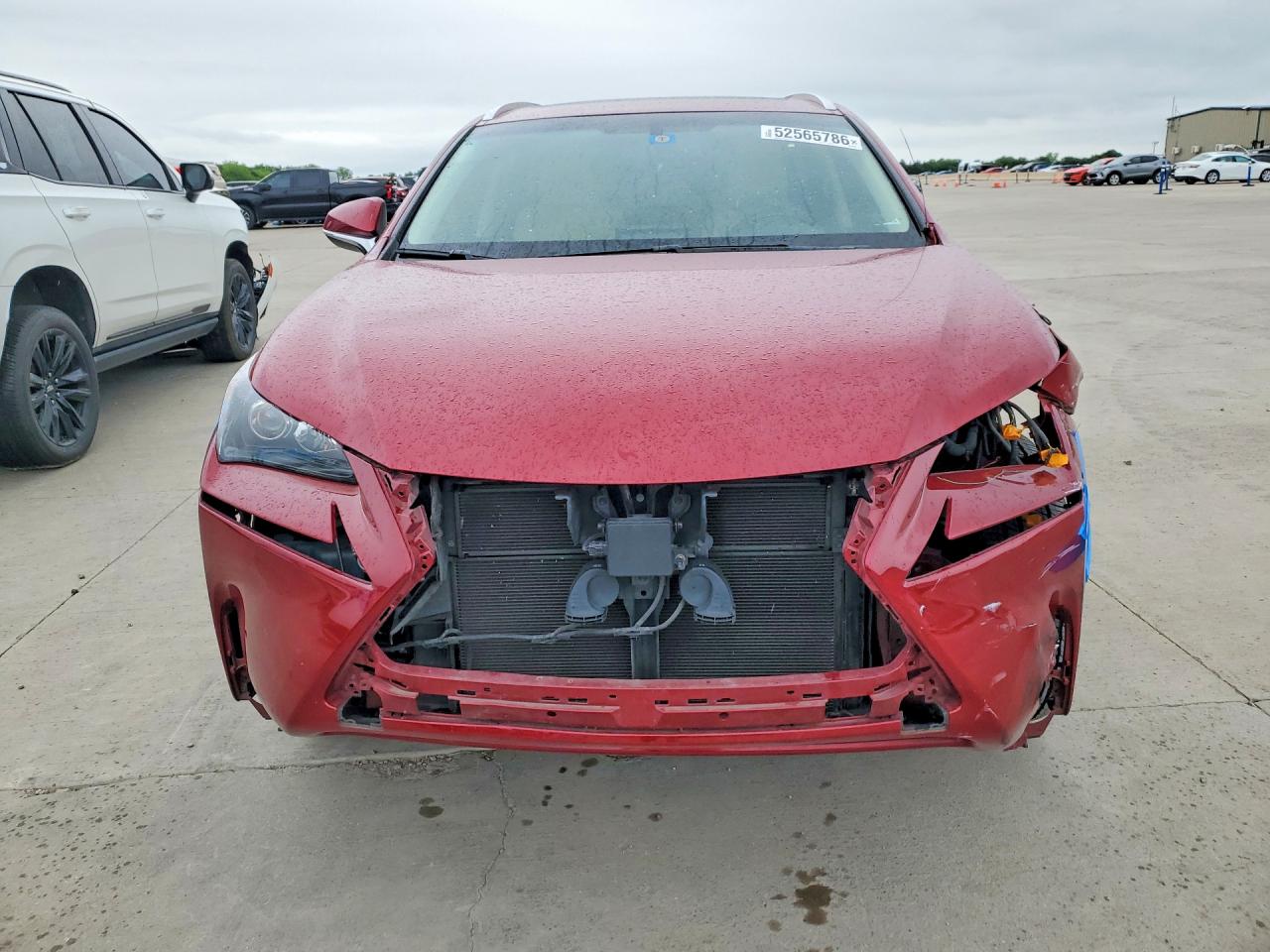 2017 Lexus Nx 300h Burgundy vin: JTJBJRBZ8H2055105