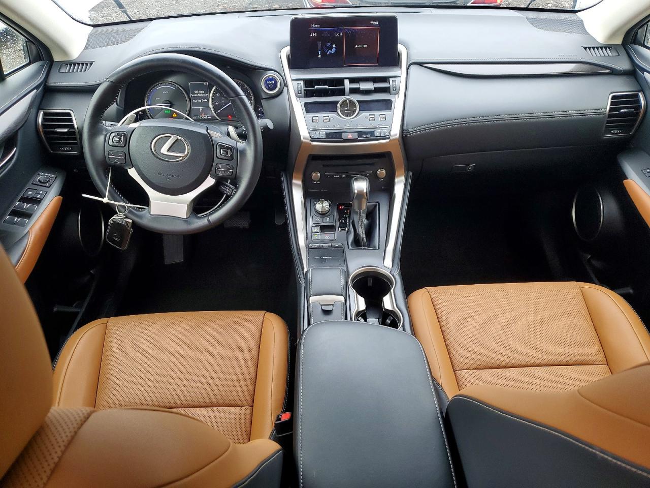 2019 Lexus Nx 300h White vin: JTJBJRBZ8K2111423