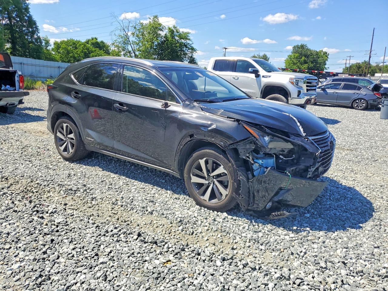 2019 Lexus Nx 300h Black vin: JTJBJRBZ9K2114878