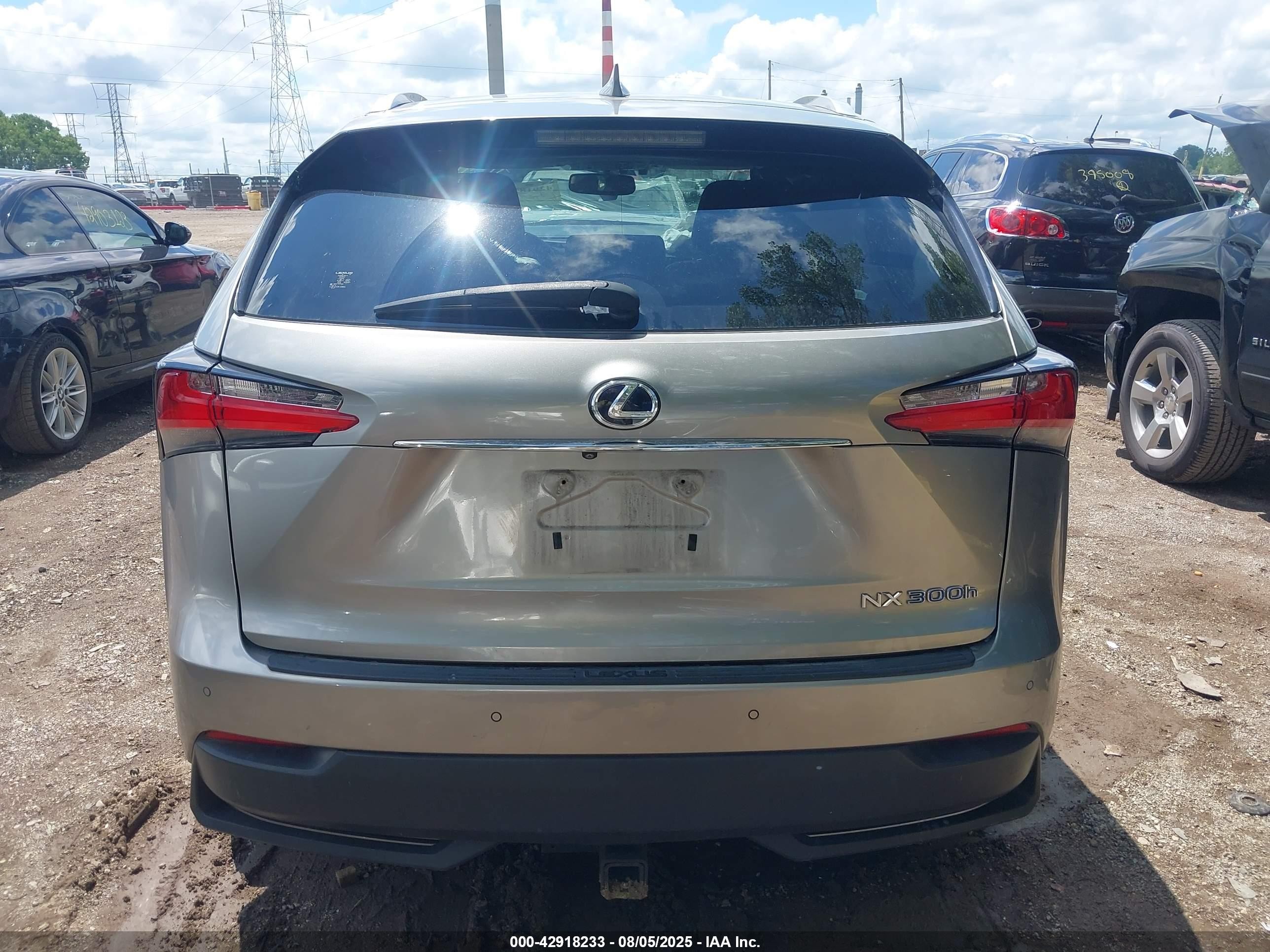 2015 Lexus Nx 300h   Silver vin: JTJBJRBZXF2008588