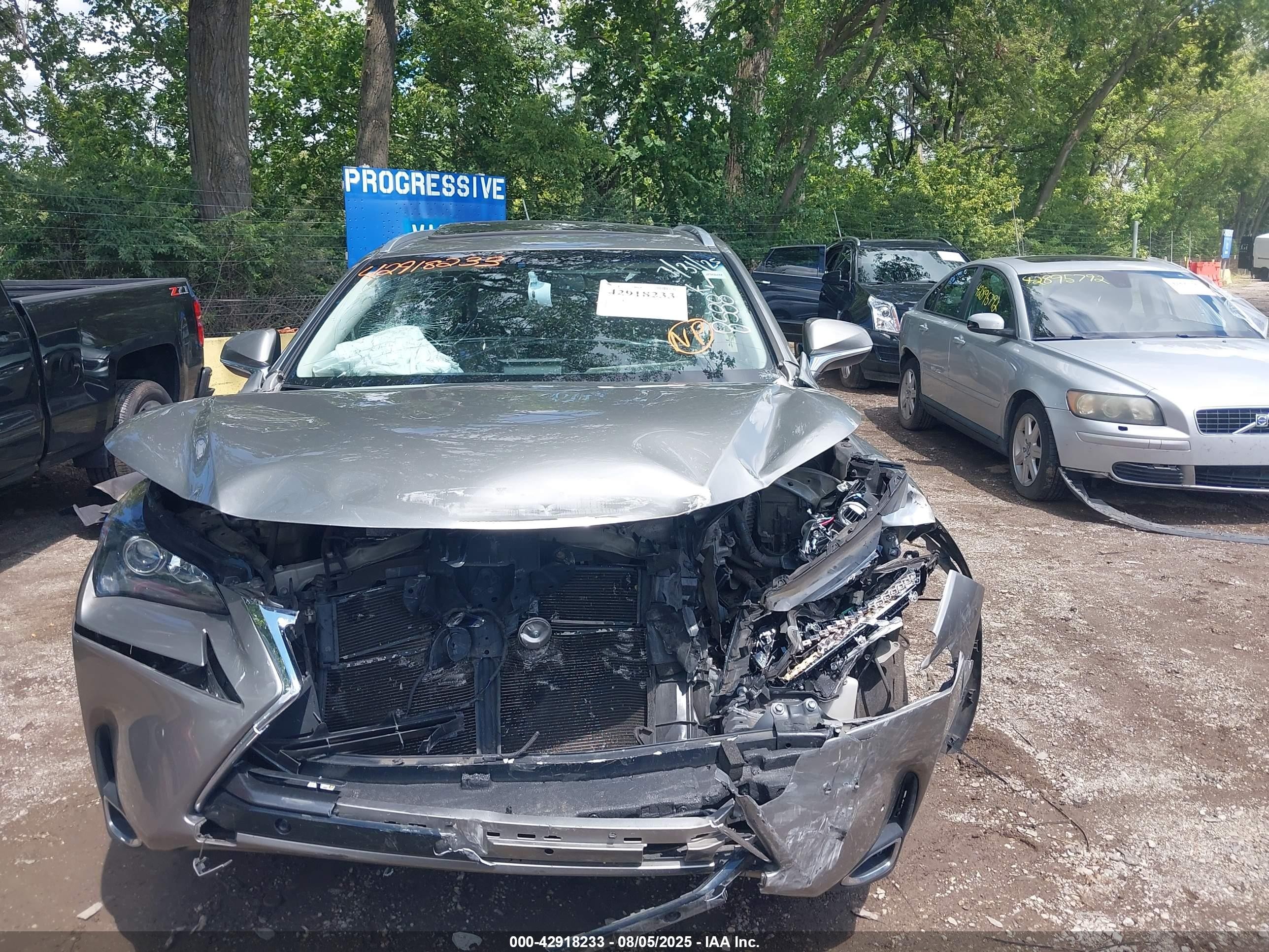 2015 Lexus Nx 300h   Silver vin: JTJBJRBZXF2008588