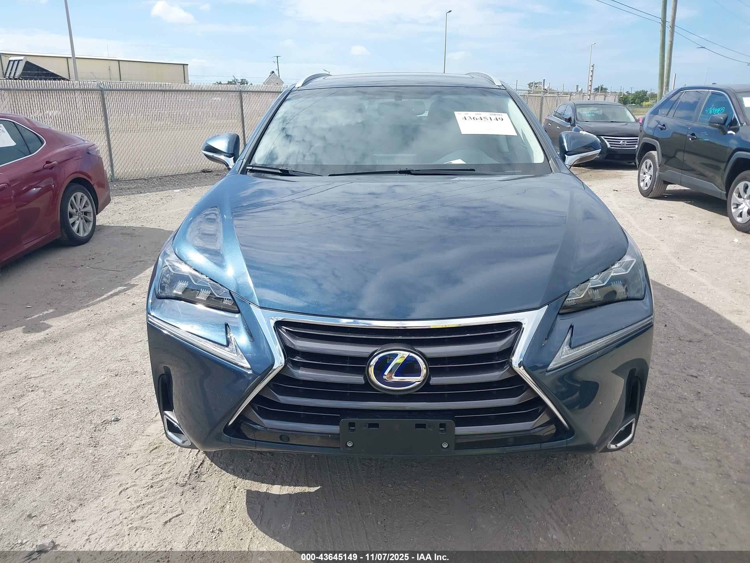 2015 Lexus Nx 300h   Blue vin: JTJBJRBZXF2013208