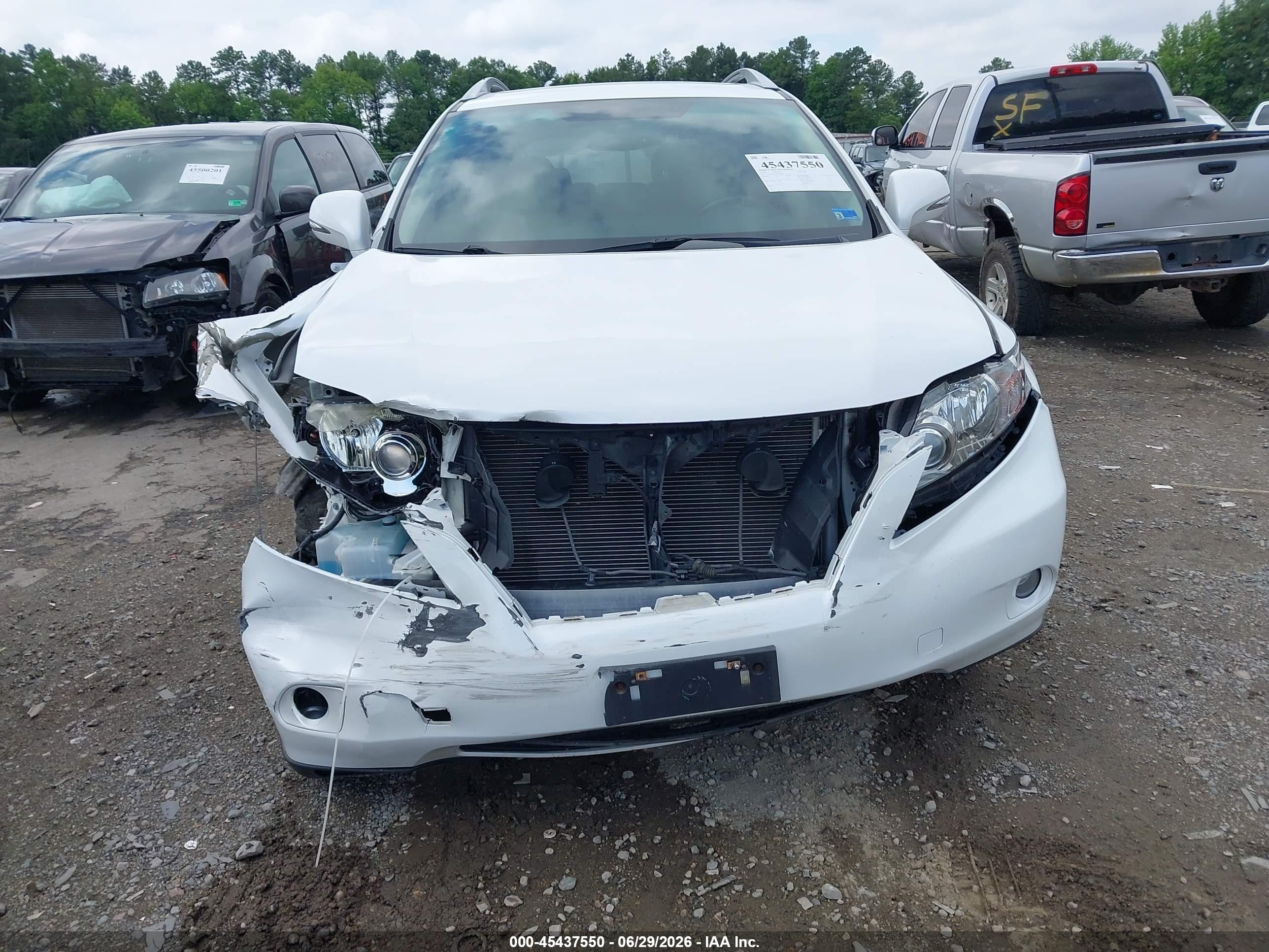 2010 Lexus Rx 350   White vin: JTJBK1BA0A2403509