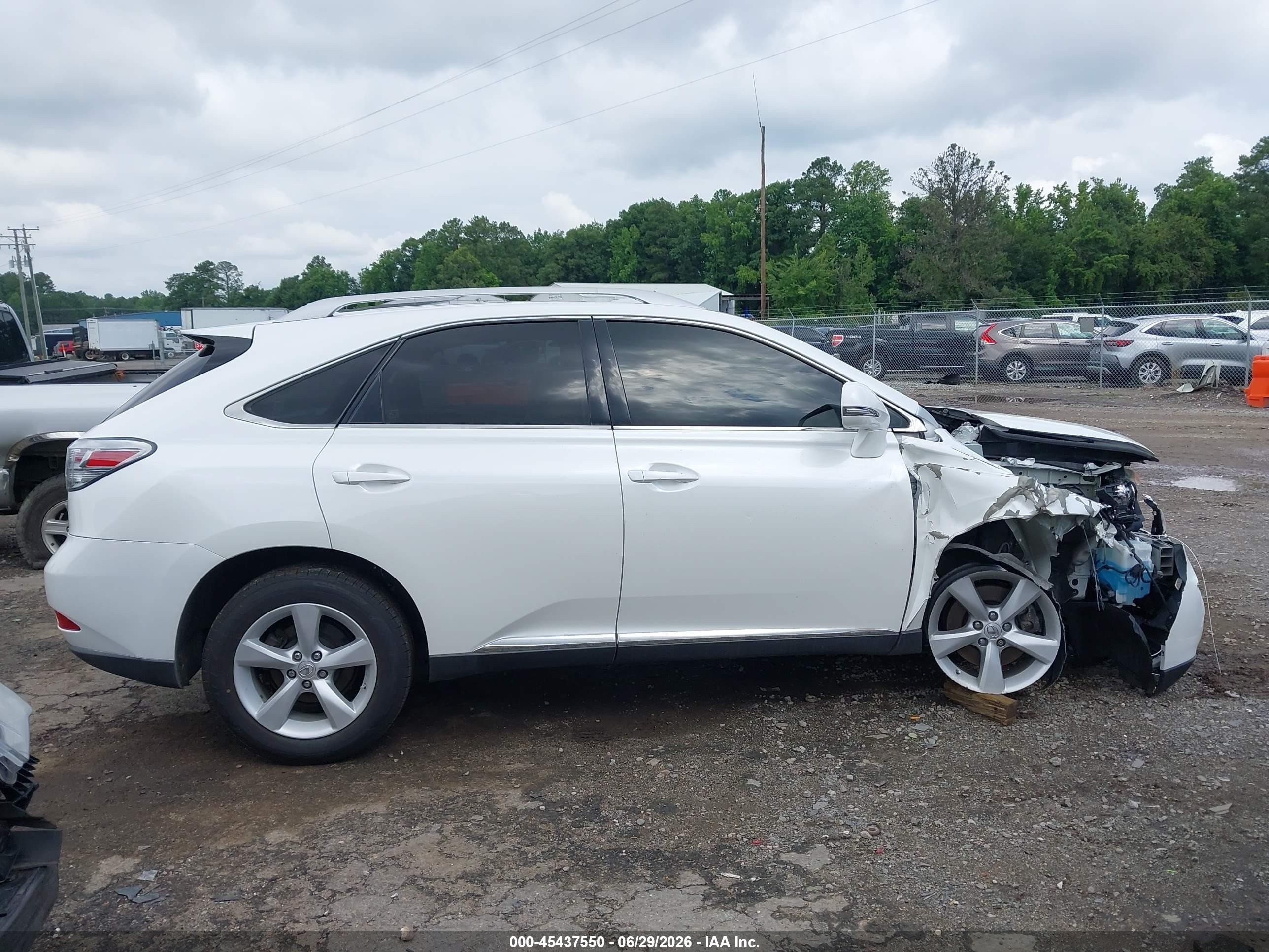 2010 Lexus Rx 350   White vin: JTJBK1BA0A2403509