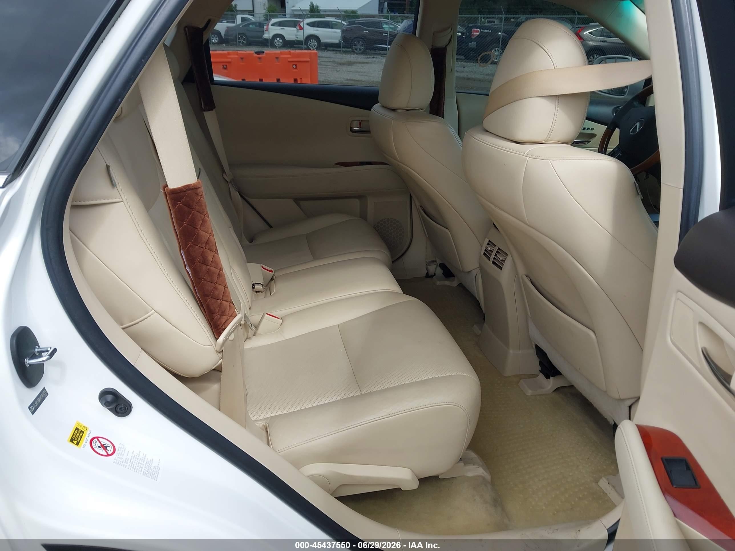 2010 Lexus Rx 350   White vin: JTJBK1BA0A2403509