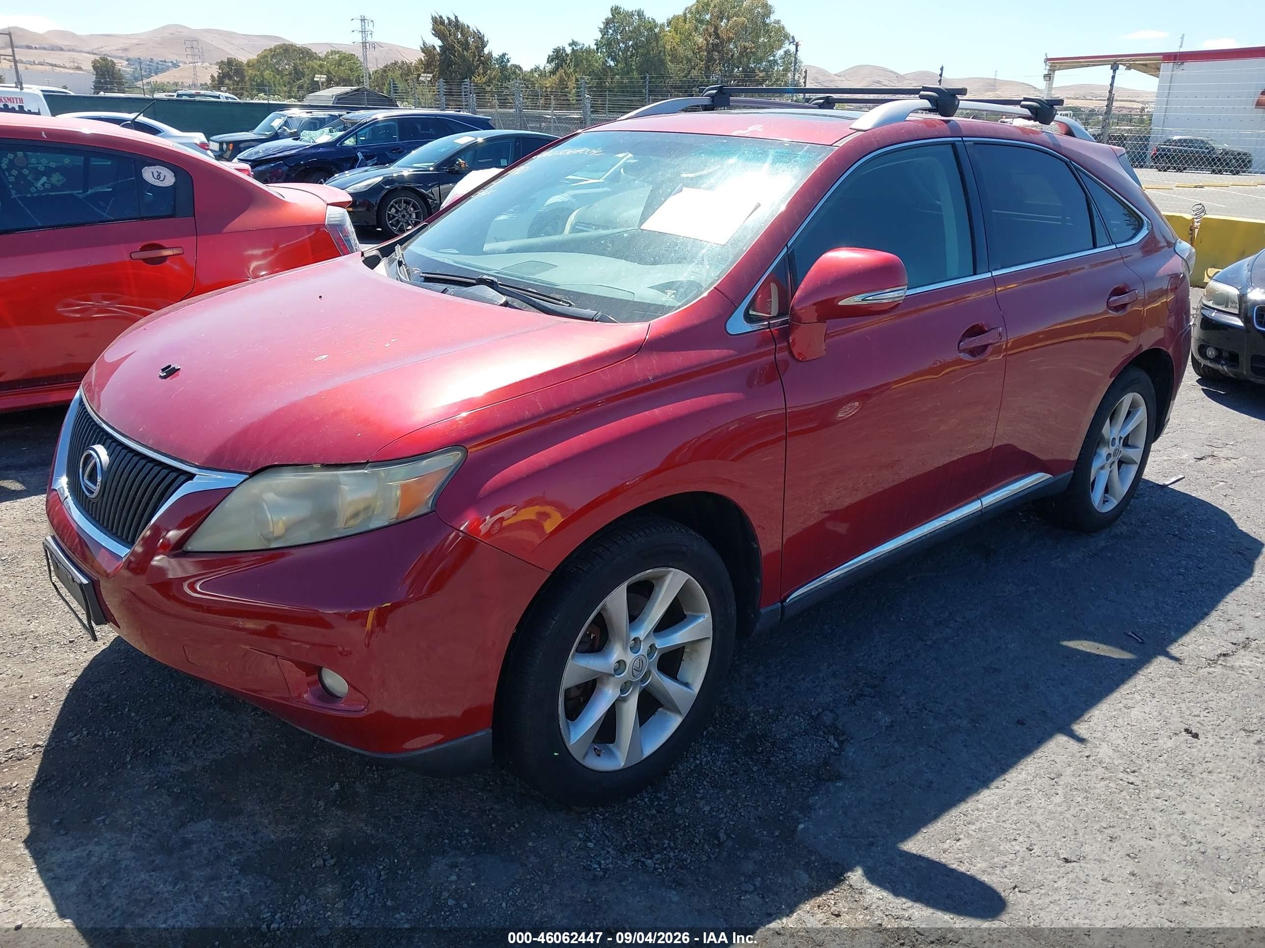 2010 Lexus Rx 350   Maroon vin: JTJBK1BA0A2410847