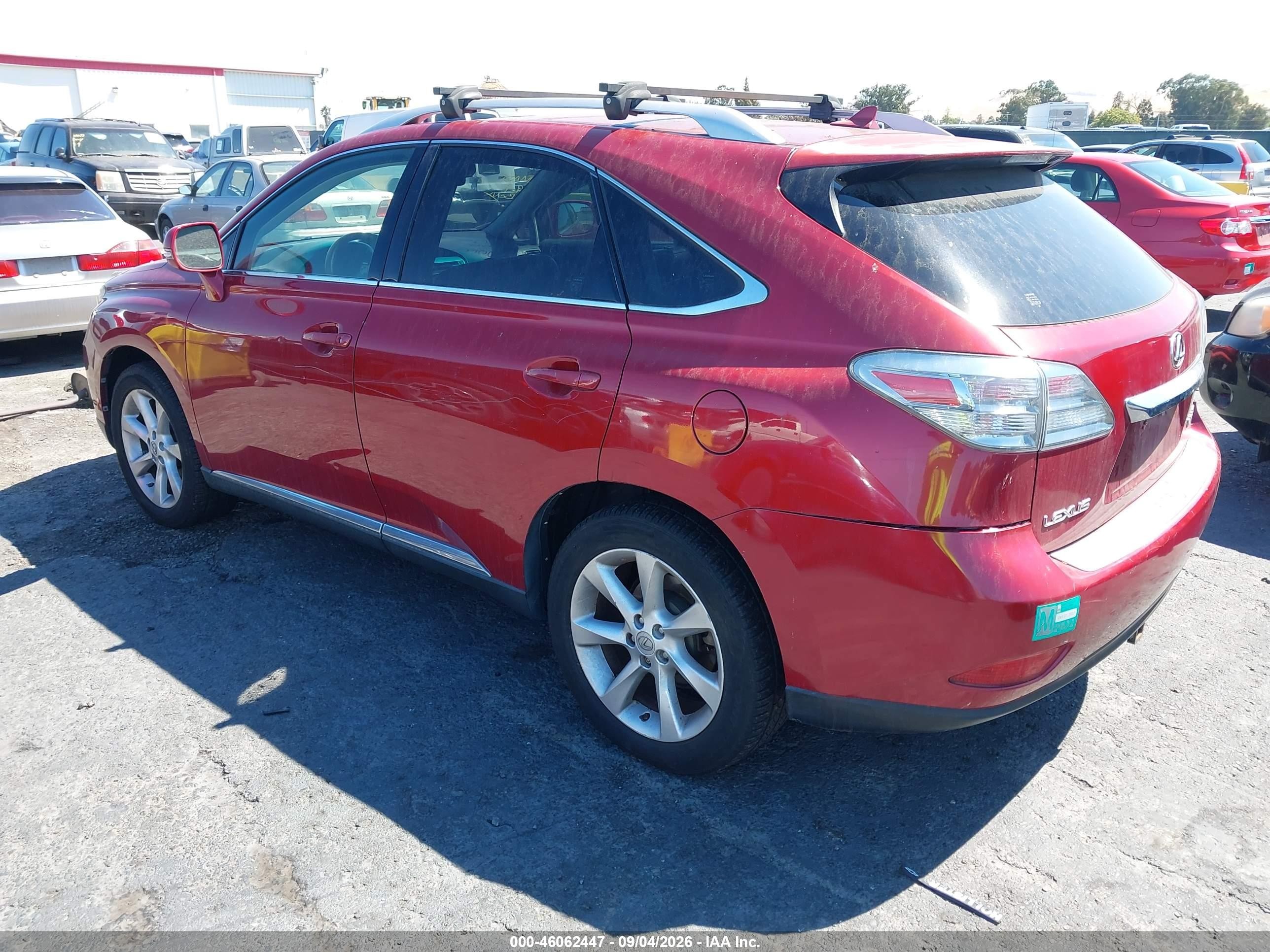 2010 Lexus Rx 350   Maroon vin: JTJBK1BA0A2410847