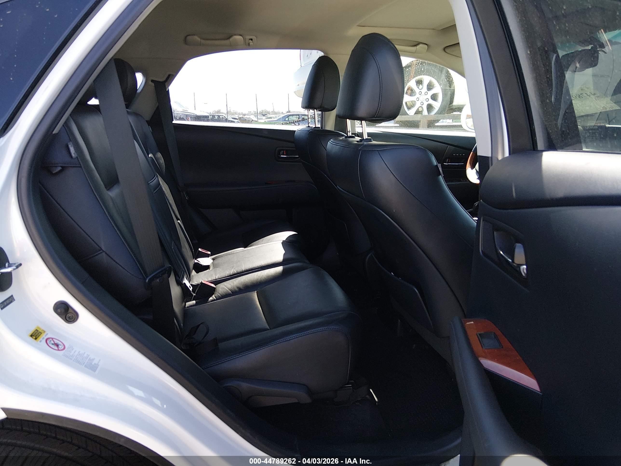 2012 Lexus Rx 350   White vin: JTJBK1BA0C2447352