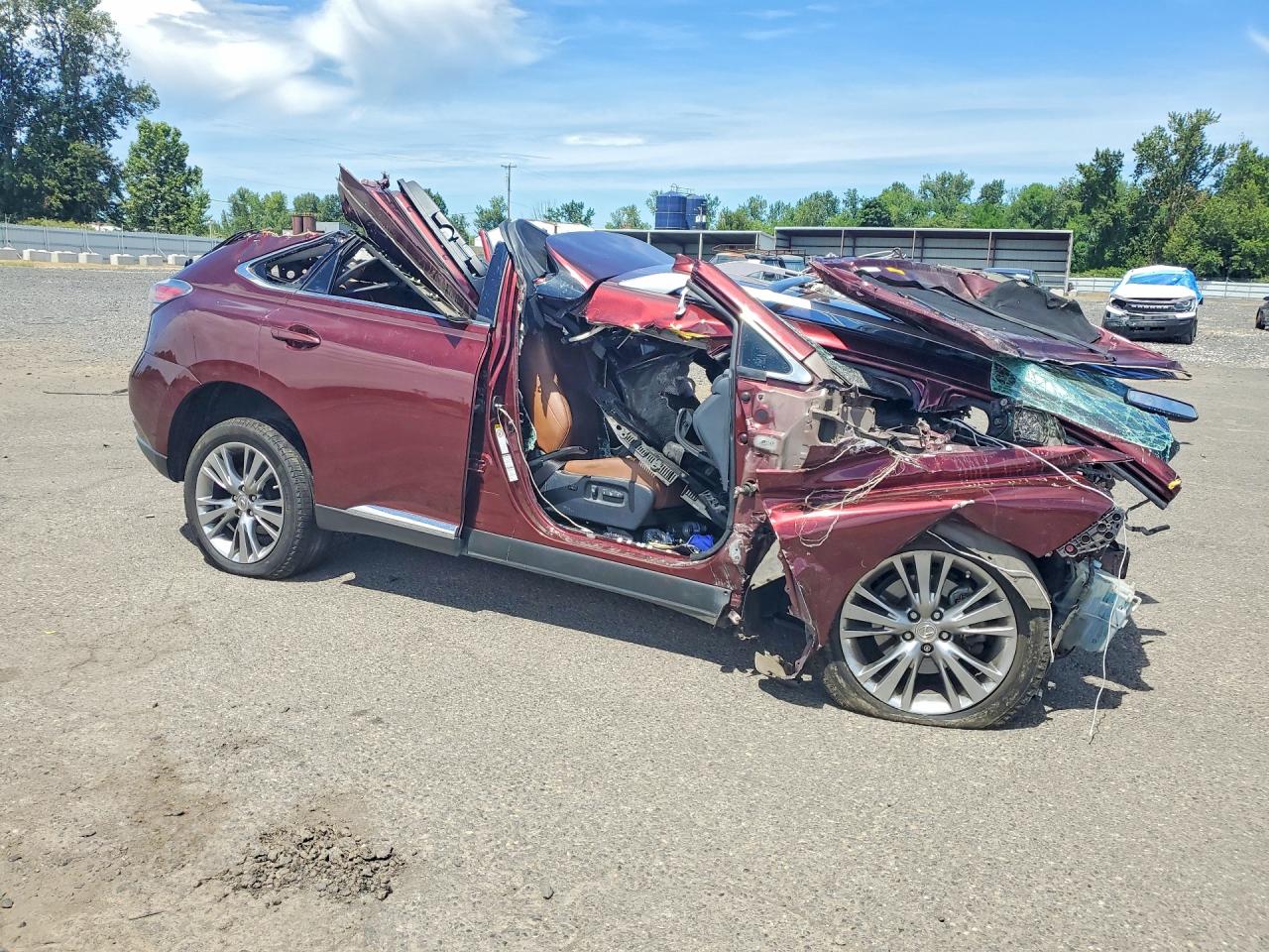 2014 Lexus Rx 350 Base Burgundy vin: JTJBK1BA0E2037816