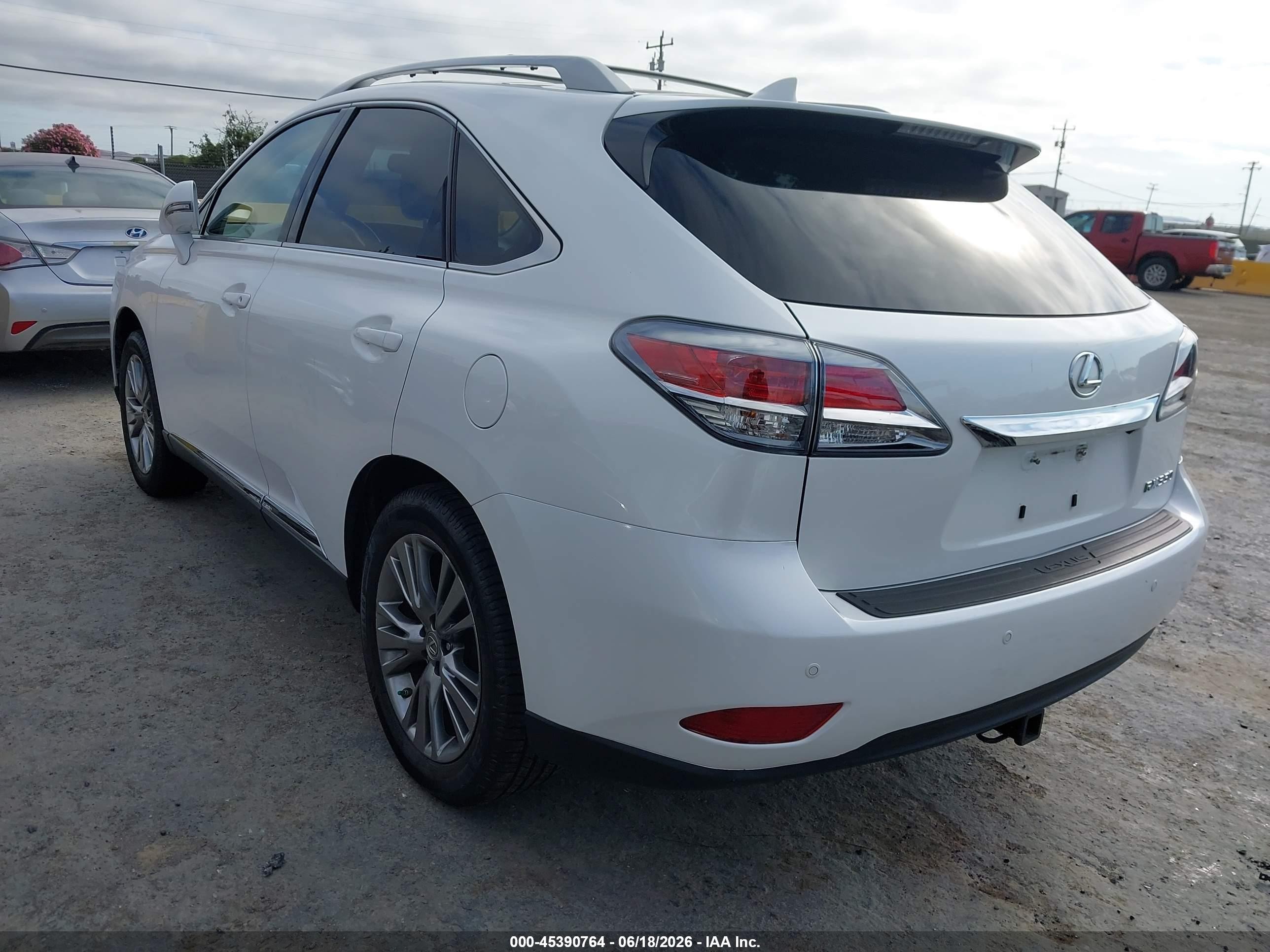 2014 Lexus Rx 350   White vin: JTJBK1BA0E2462694