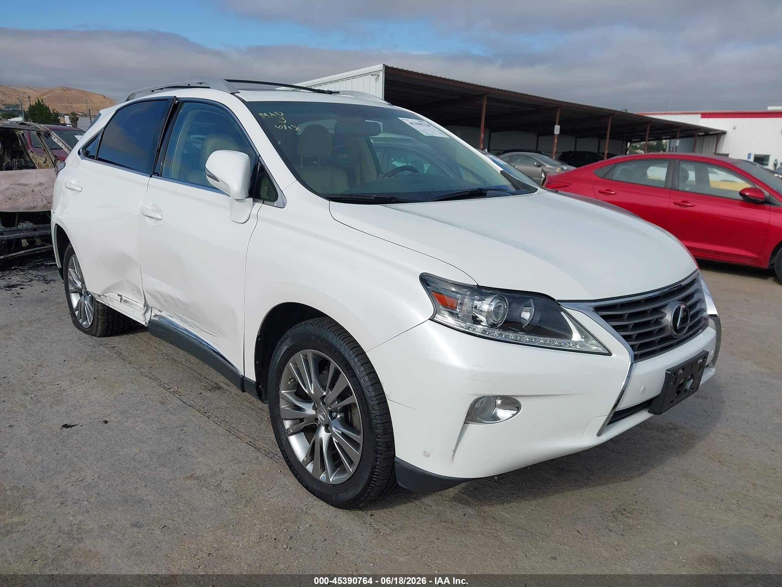 2014 Lexus Rx 350   White vin: JTJBK1BA0E2462694