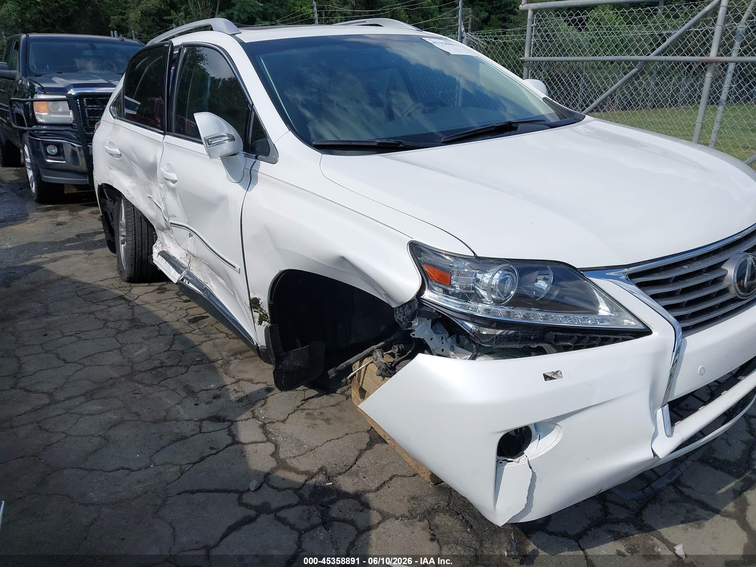 2015 Lexus Rx 350   White vin: JTJBK1BA0F2468058