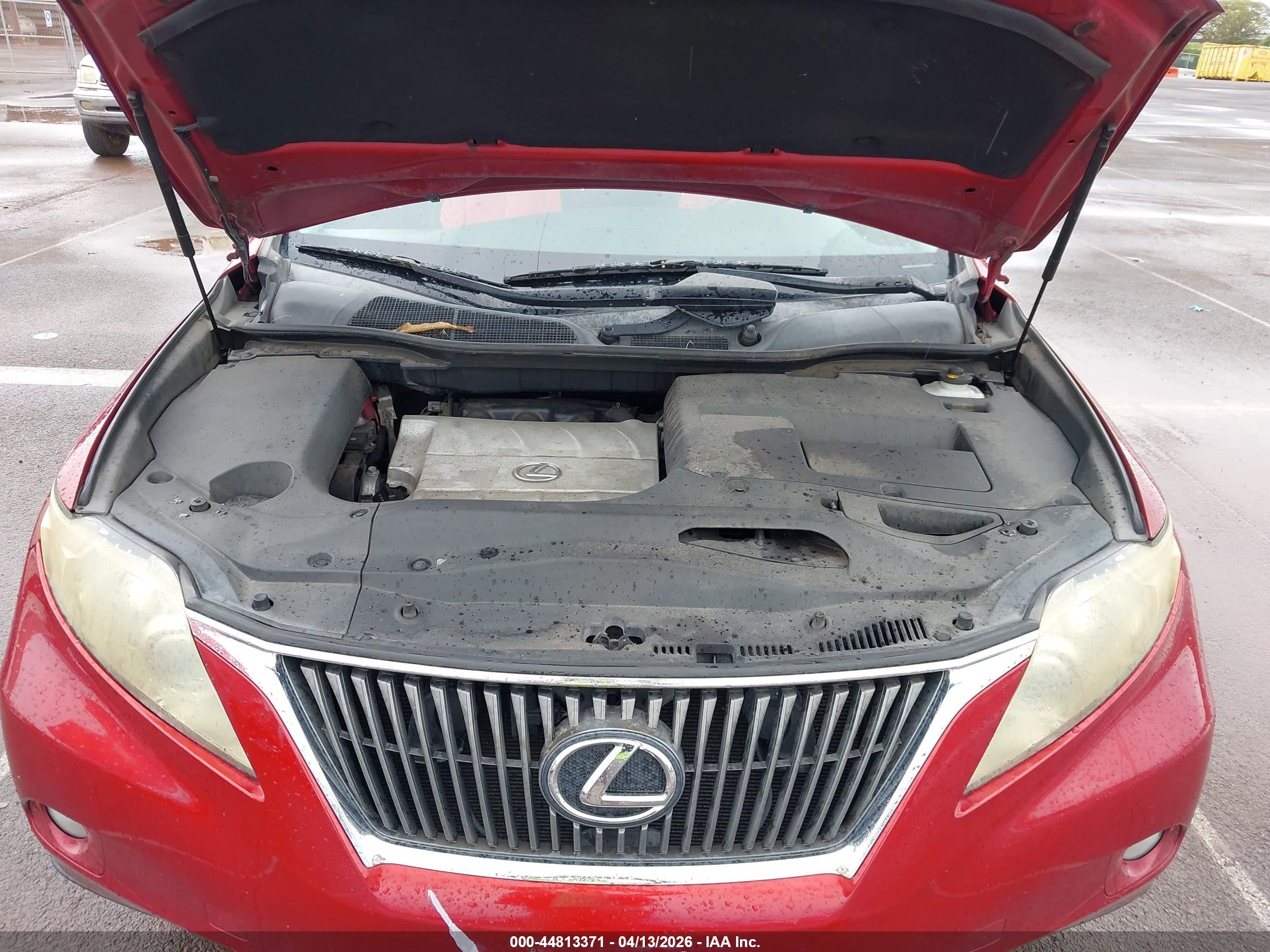 2010 Lexus Rx 350   Красный vin: JTJBK1BA1A2413711