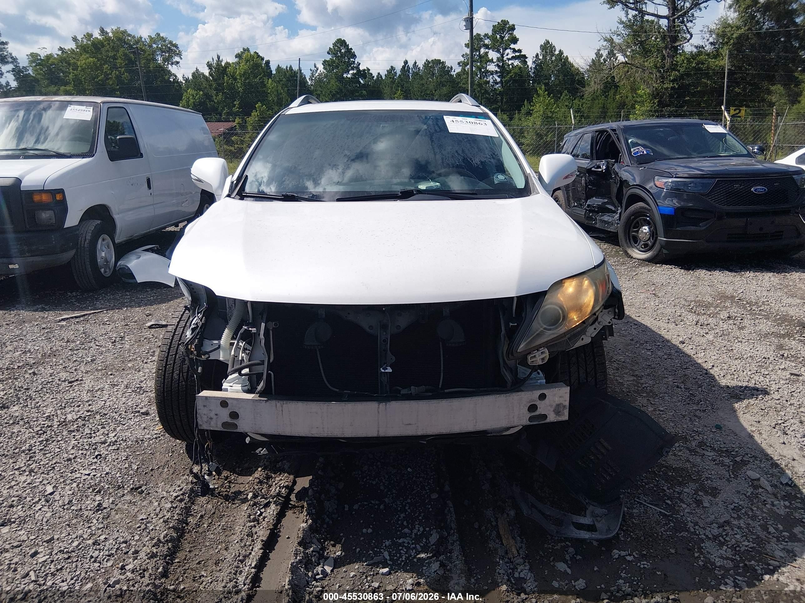 2012 Lexus Rx 350   White vin: JTJBK1BA1C2446579