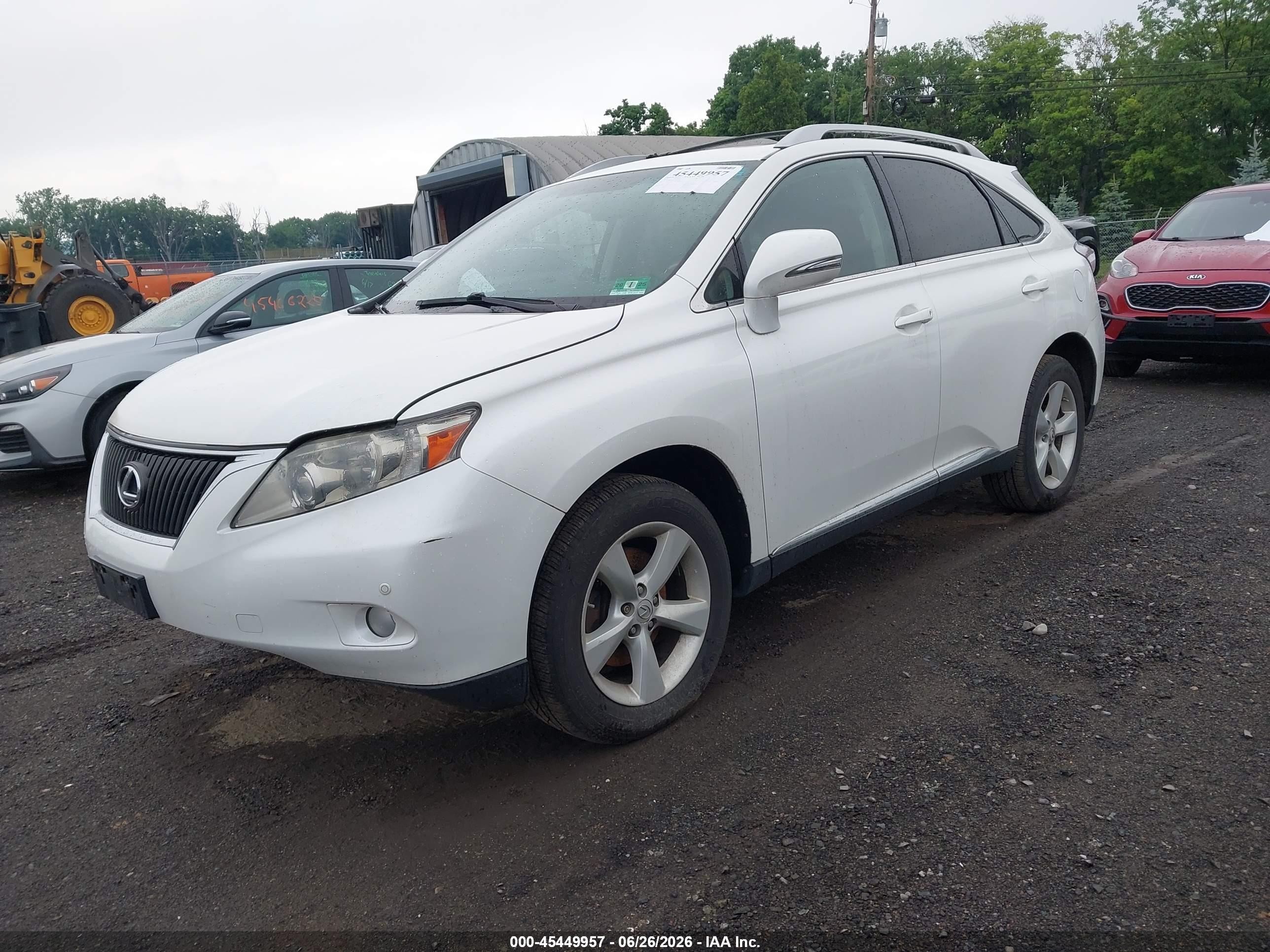2012 Lexus Rx 350   White vin: JTJBK1BA1C2446839