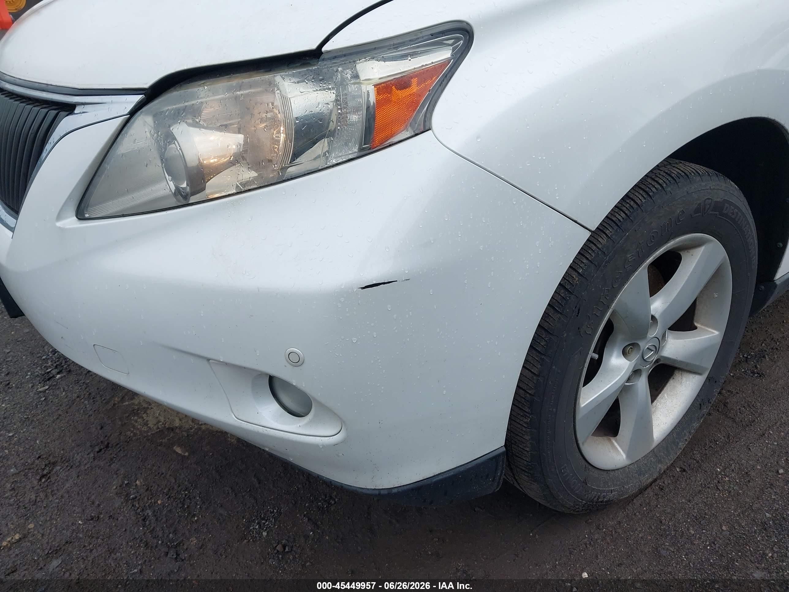 2012 Lexus Rx 350   White vin: JTJBK1BA1C2446839