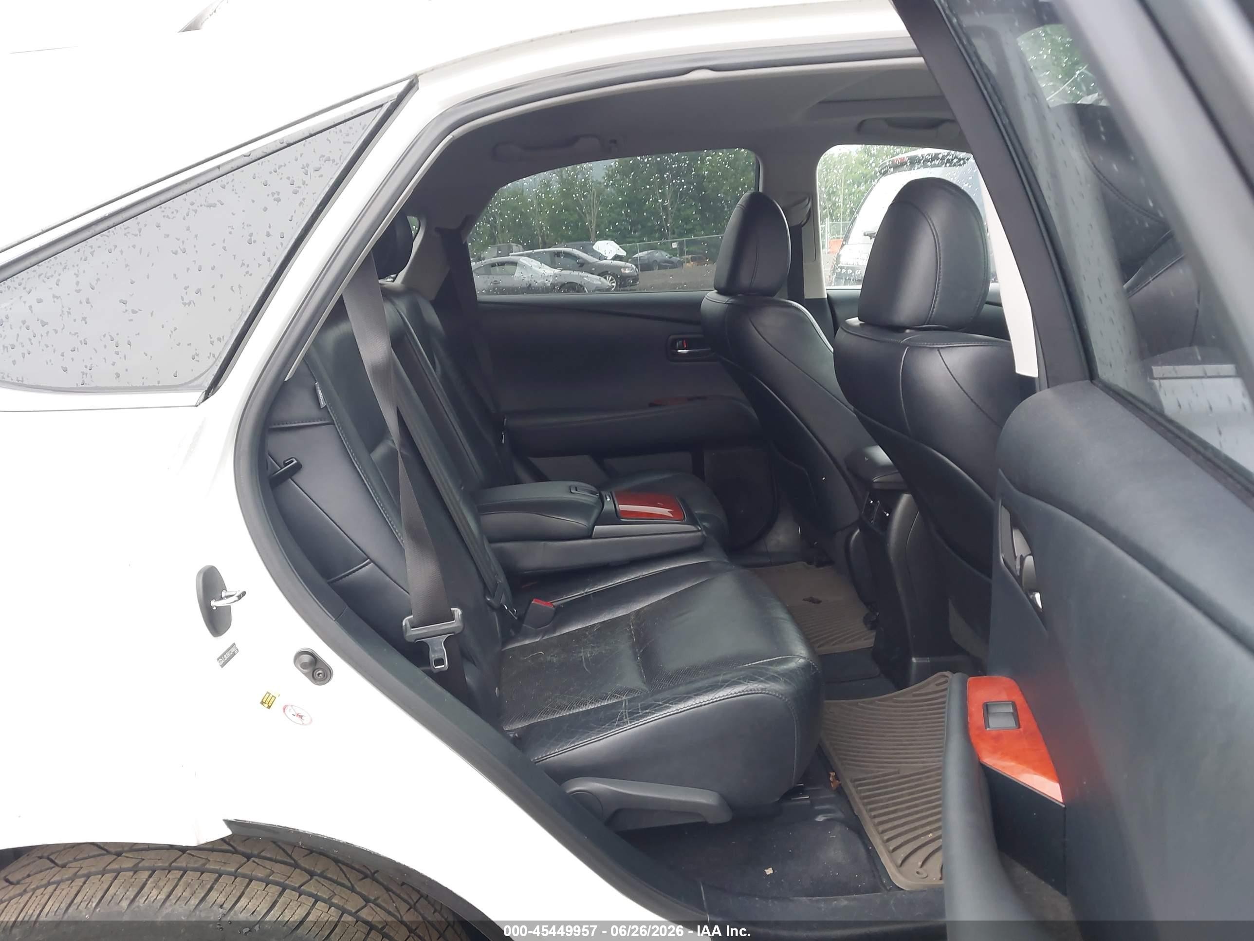 2012 Lexus Rx 350   White vin: JTJBK1BA1C2446839