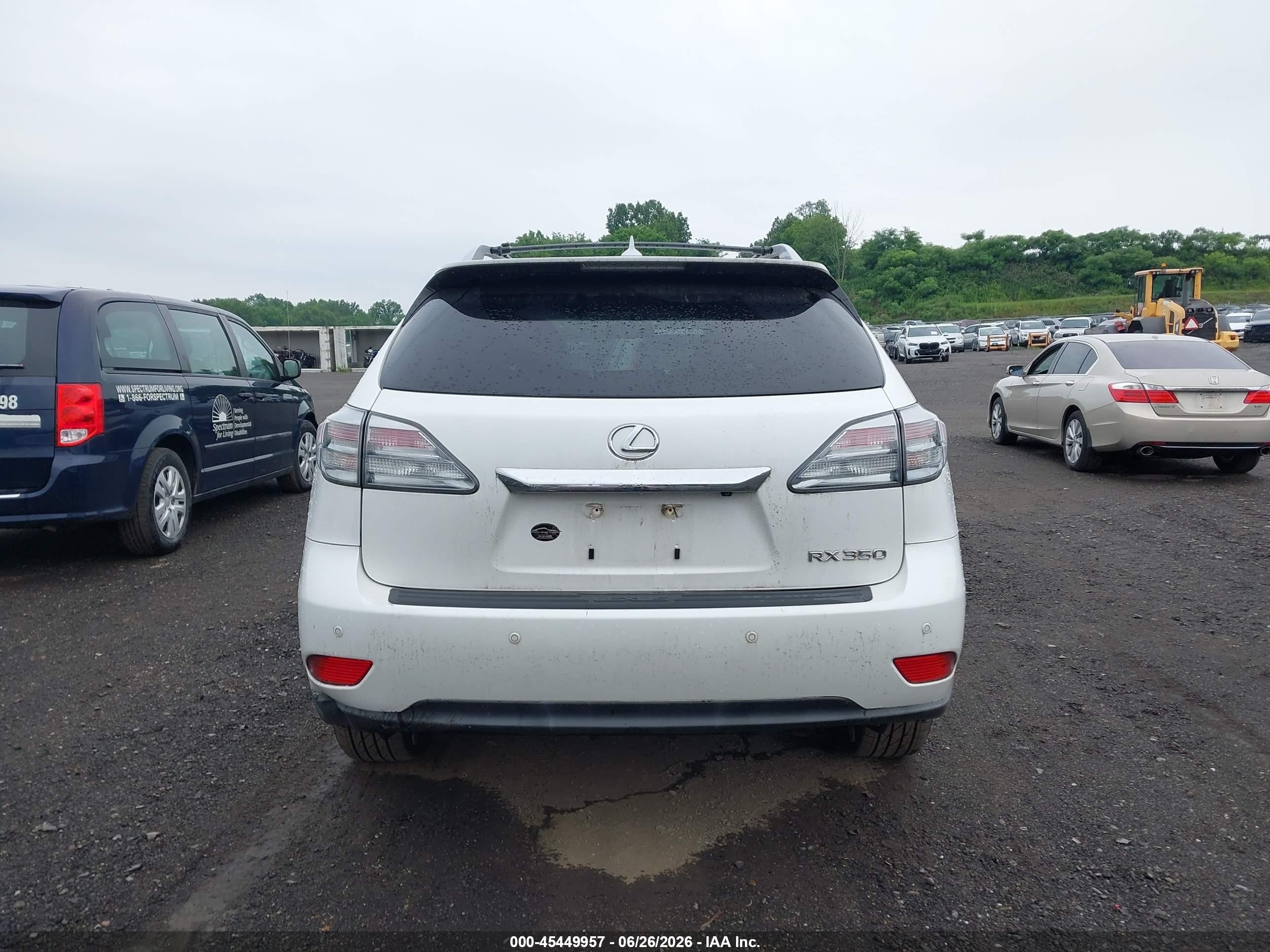 2012 Lexus Rx 350   White vin: JTJBK1BA1C2446839