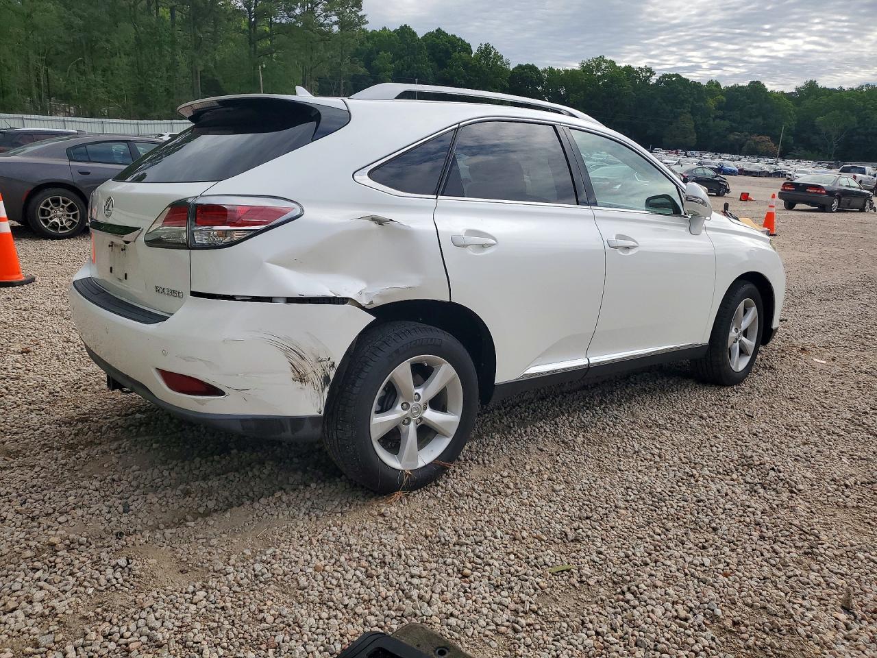 2013 Lexus Rx 350 Base White vin: JTJBK1BA1D2034308
