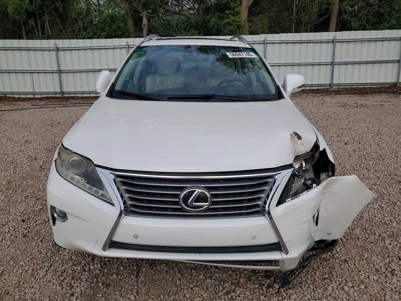 2013 Lexus Rx 350 Base White vin: JTJBK1BA1D2034308
