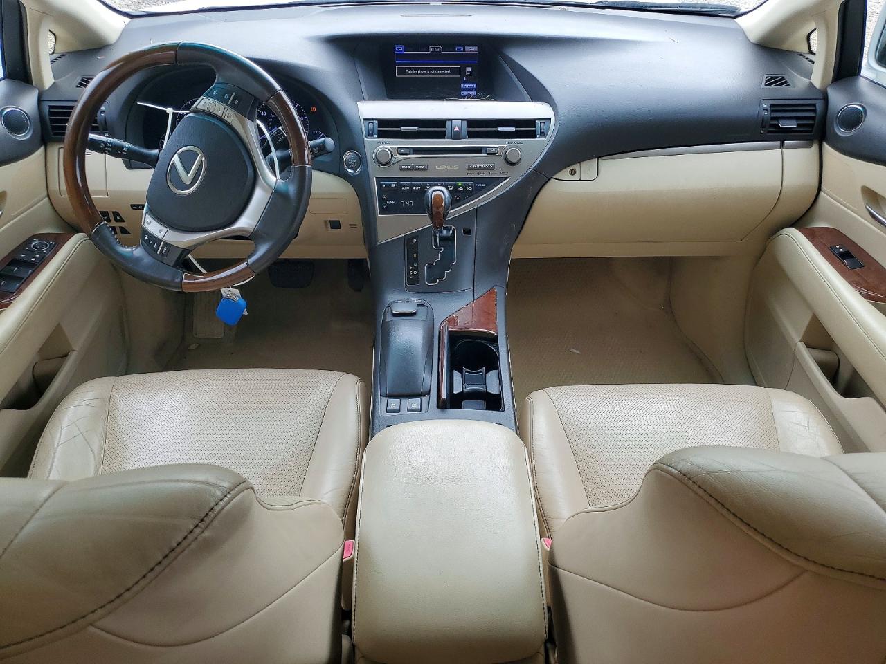 2013 Lexus Rx 350 Base White vin: JTJBK1BA1D2034308