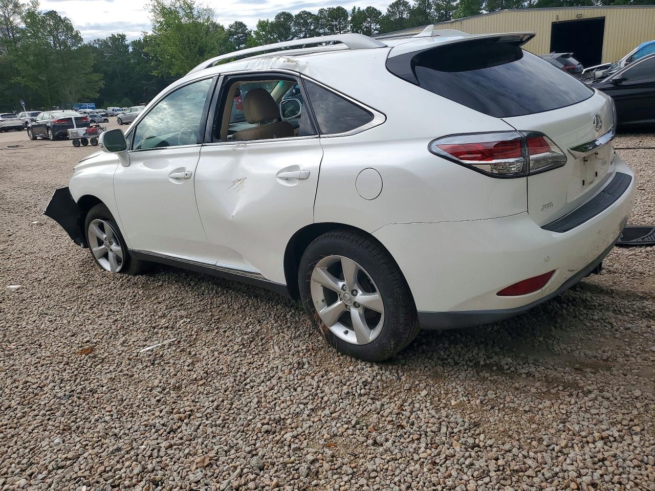 2013 Lexus Rx 350 Base White vin: JTJBK1BA1D2034308