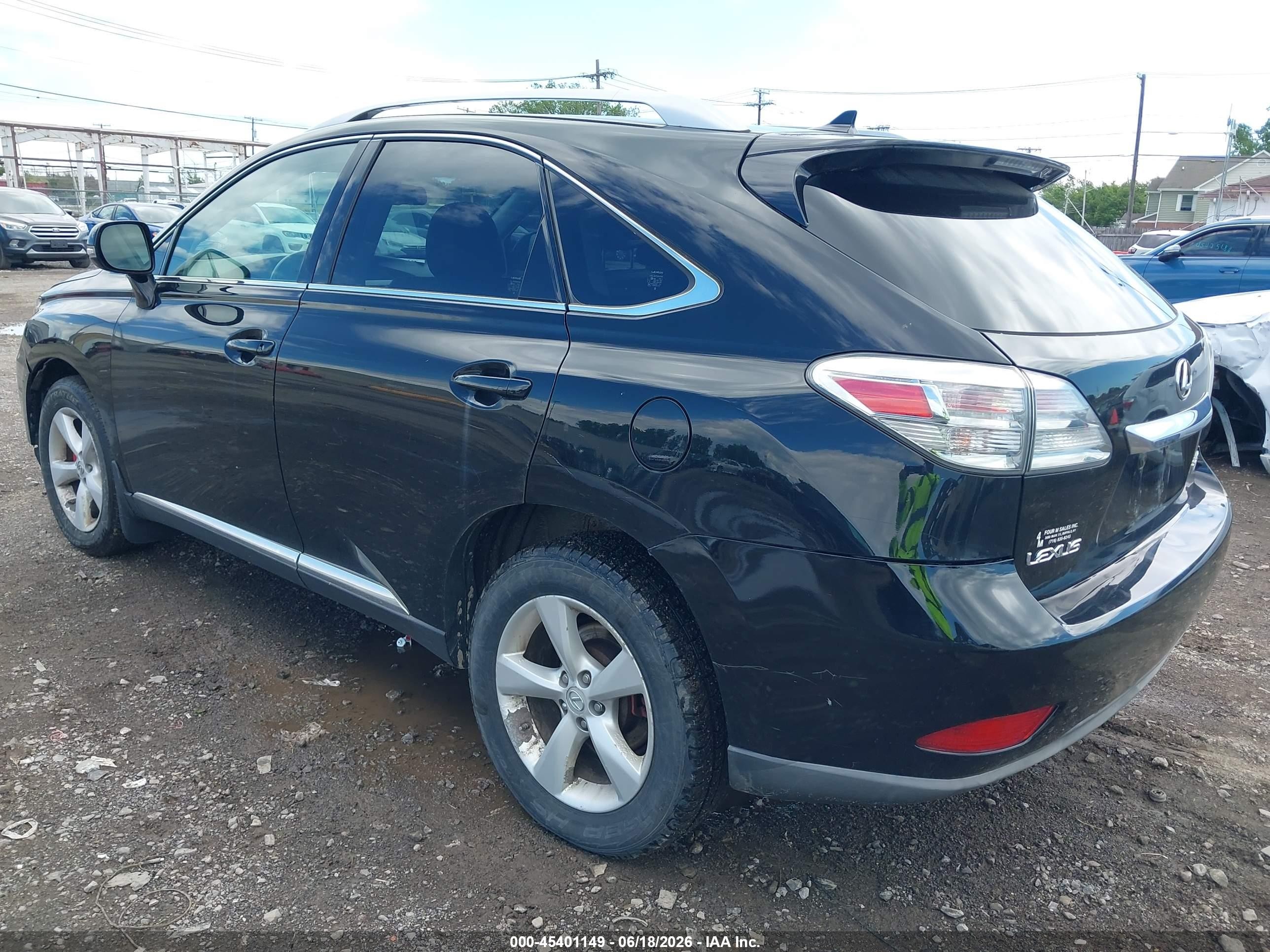 2010 Lexus Rx 350   Black vin: JTJBK1BA2A2001006