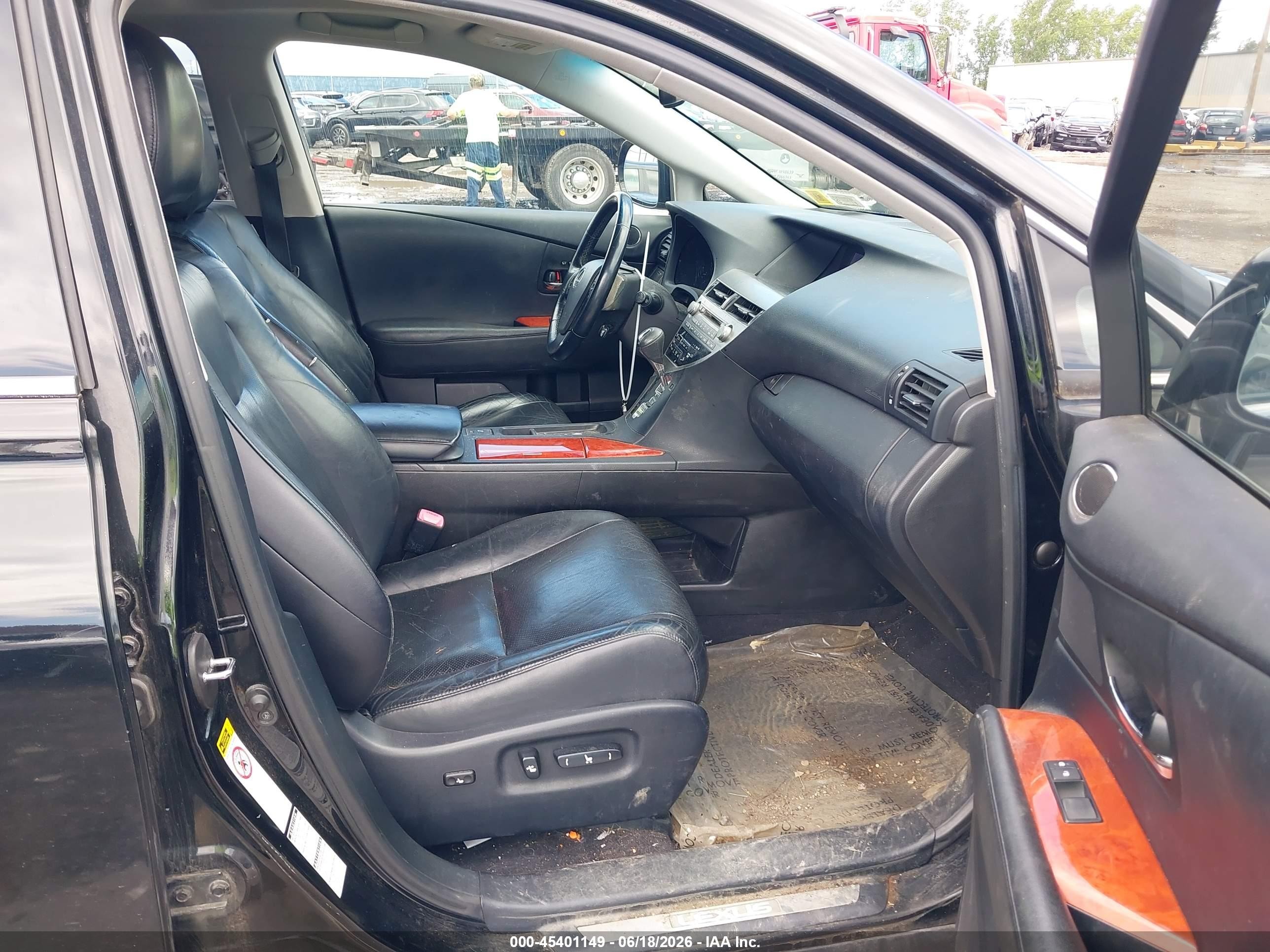 2010 Lexus Rx 350   Black vin: JTJBK1BA2A2001006