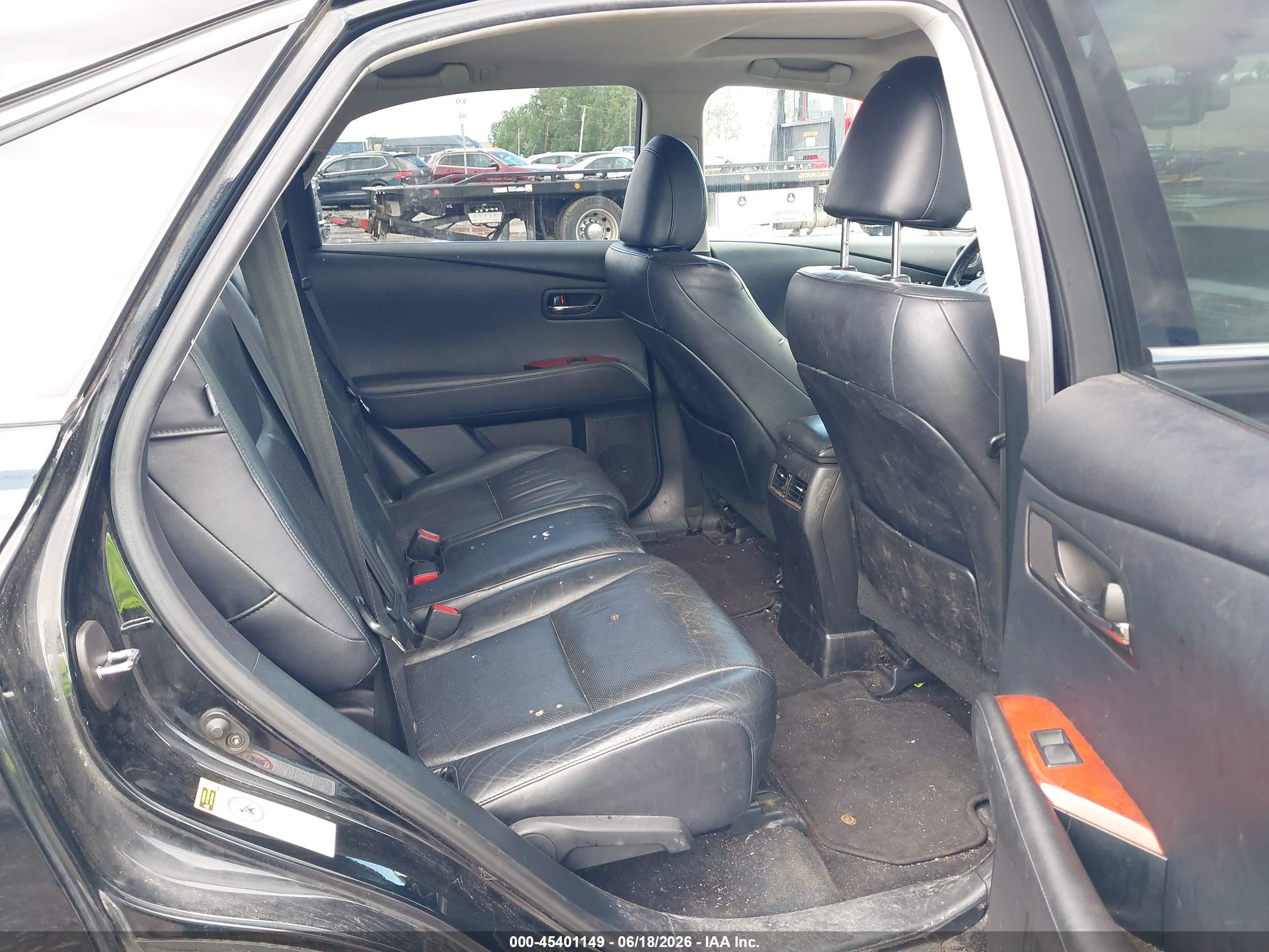 2010 Lexus Rx 350   Black vin: JTJBK1BA2A2001006