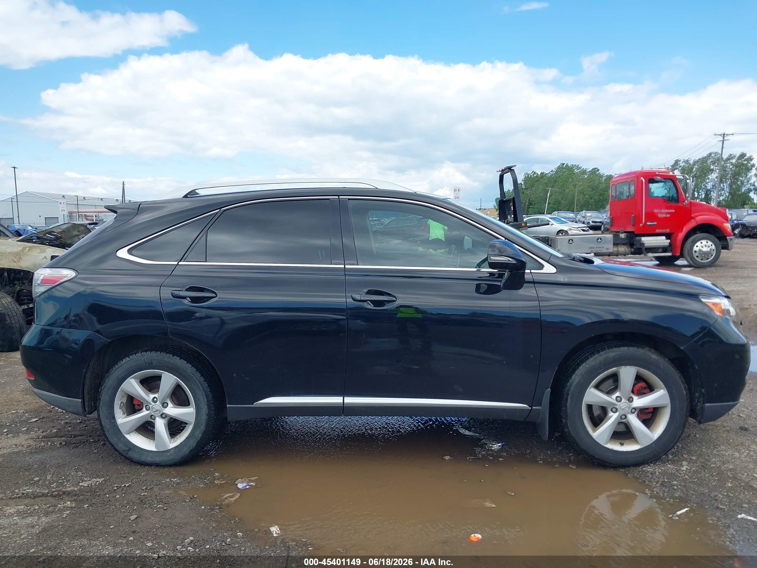 2010 Lexus Rx 350   Black vin: JTJBK1BA2A2001006