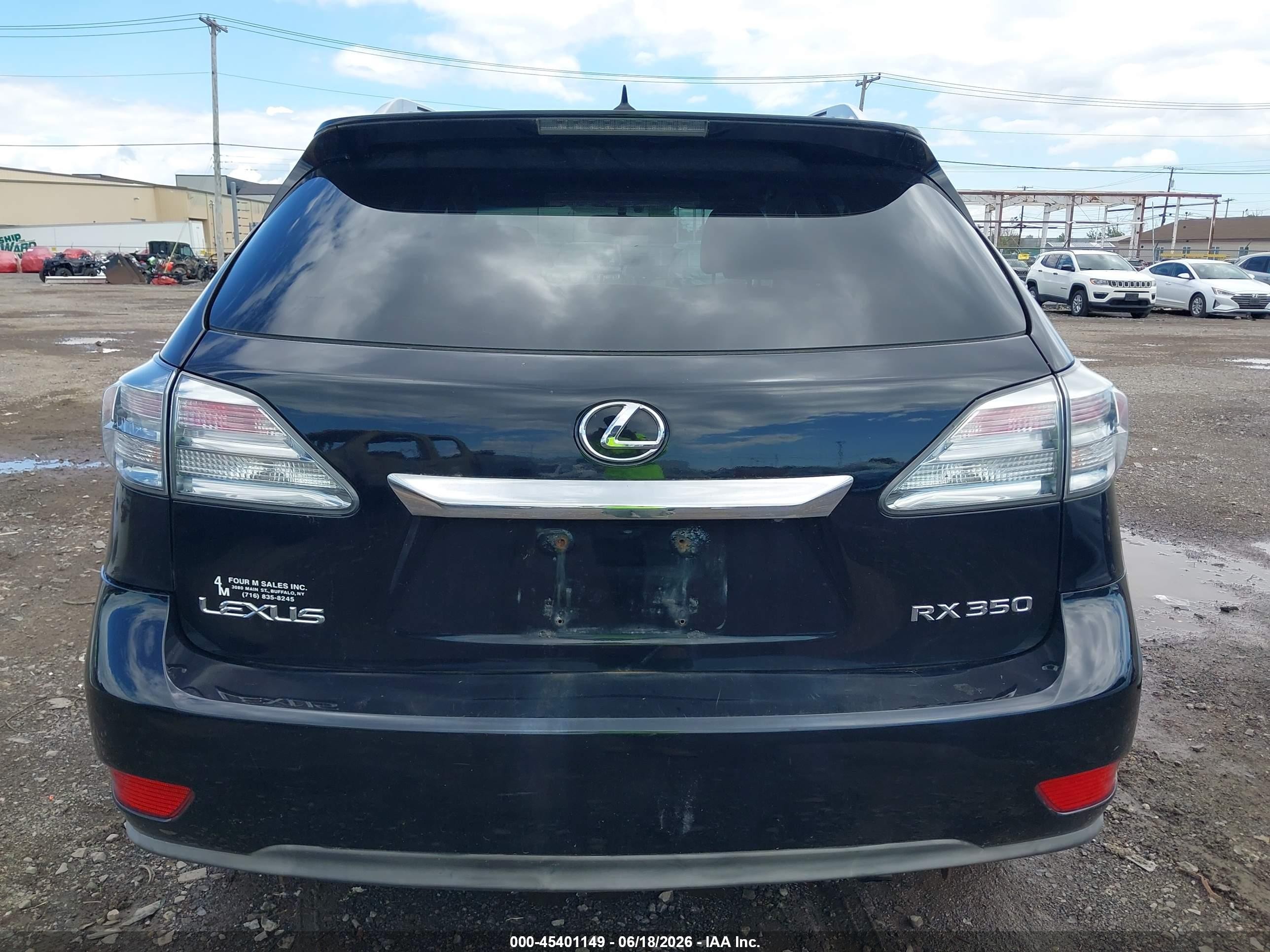 2010 Lexus Rx 350   Black vin: JTJBK1BA2A2001006