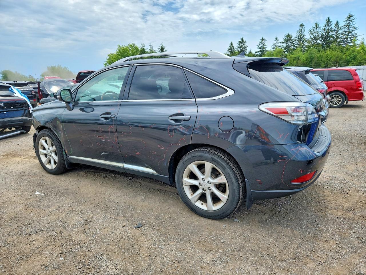 2011 Lexus Rx 350 Серый vin: JTJBK1BA2B2439297