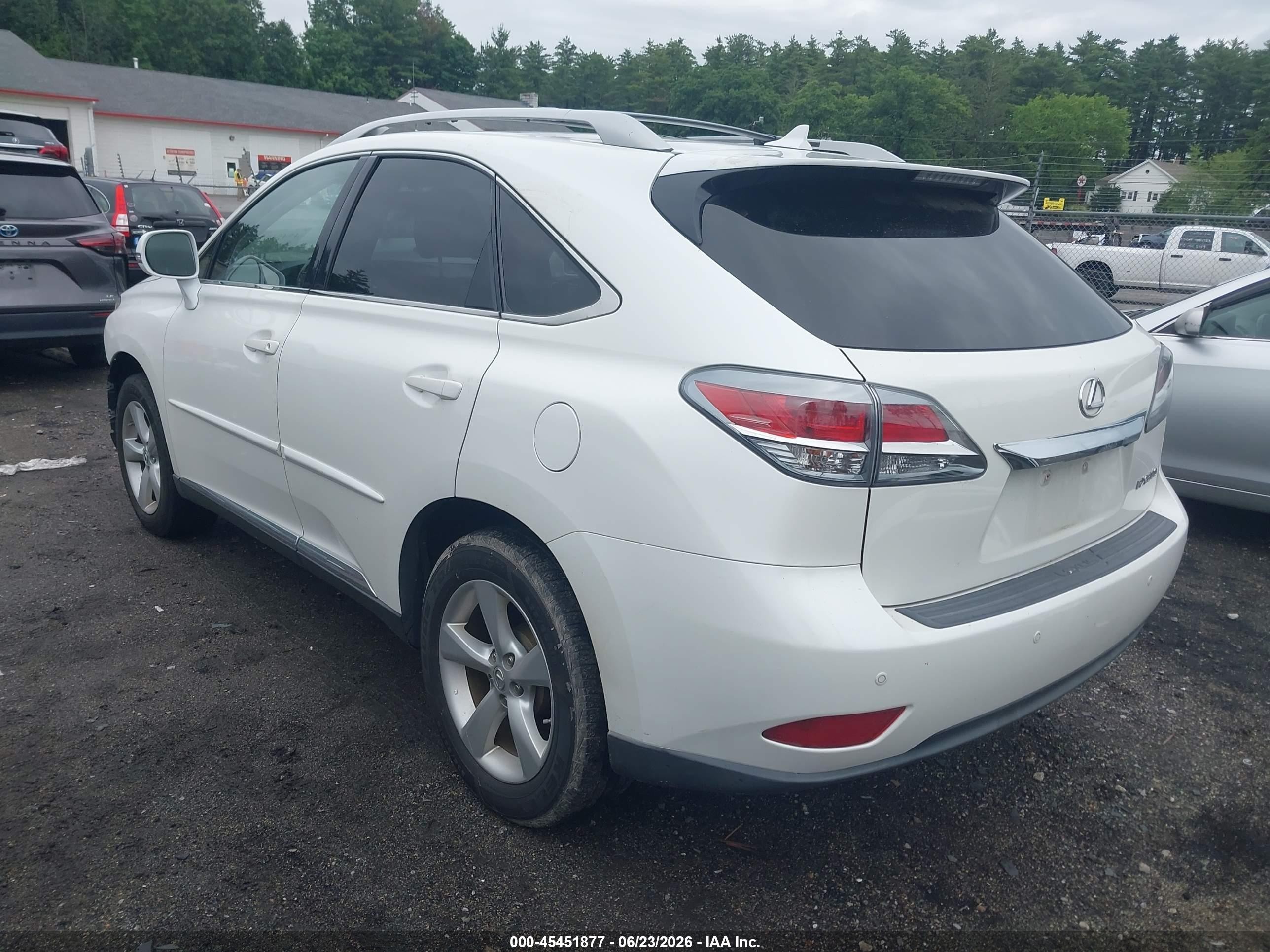 2013 Lexus Rx 350   White vin: JTJBK1BA2D2033751