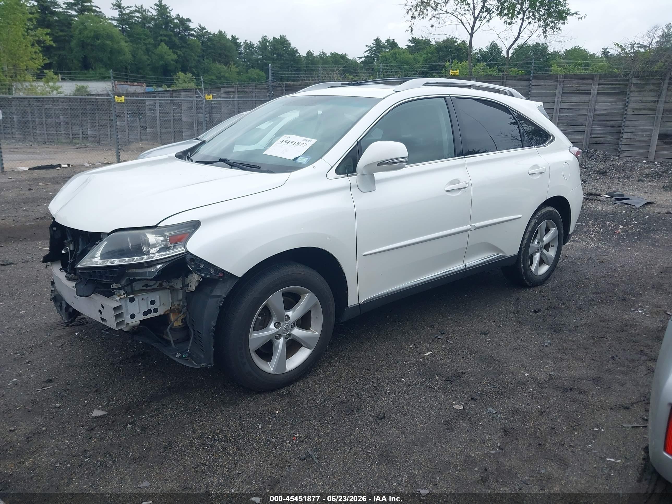 2013 Lexus Rx 350   White vin: JTJBK1BA2D2033751
