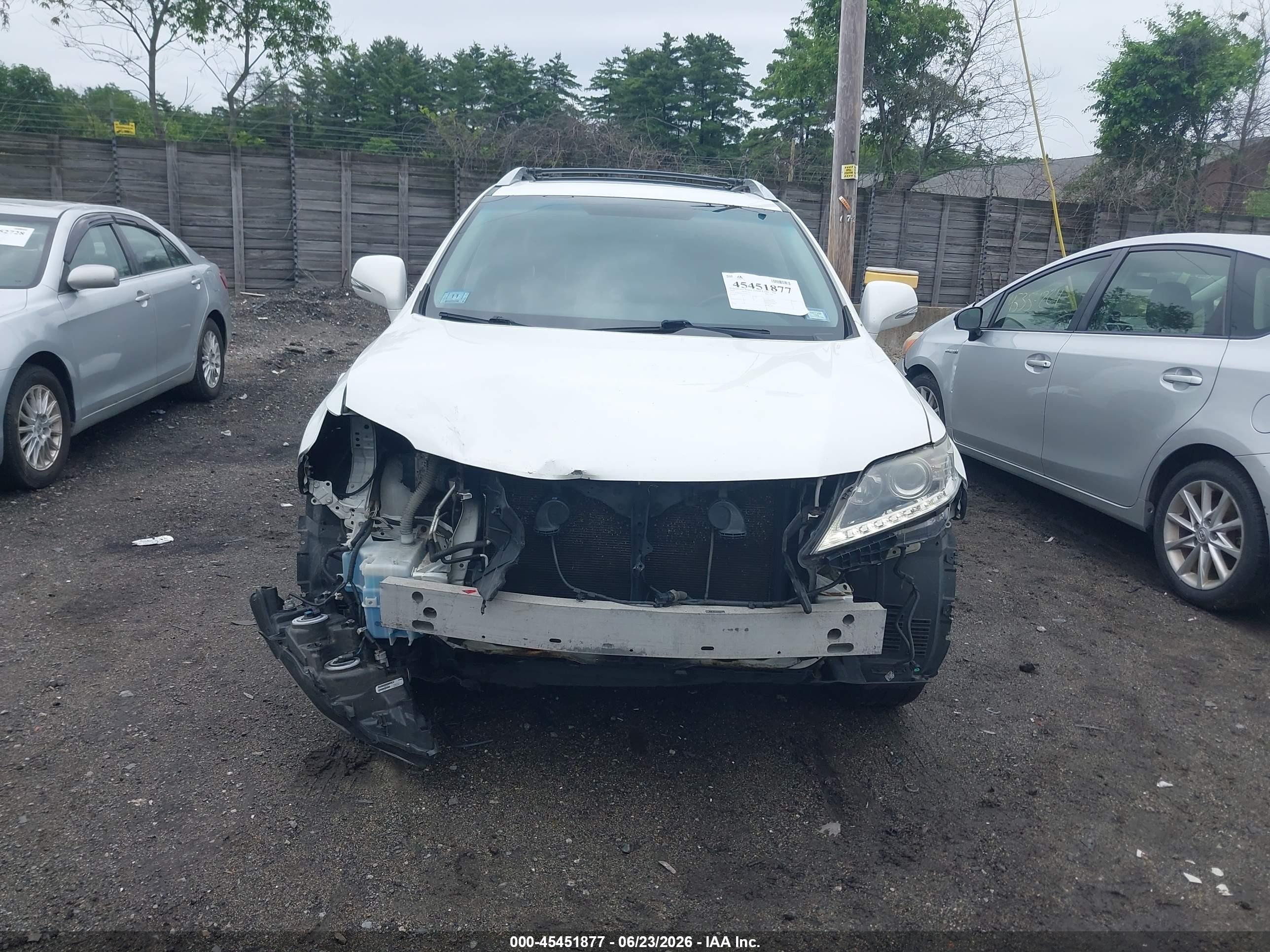 2013 Lexus Rx 350   White vin: JTJBK1BA2D2033751