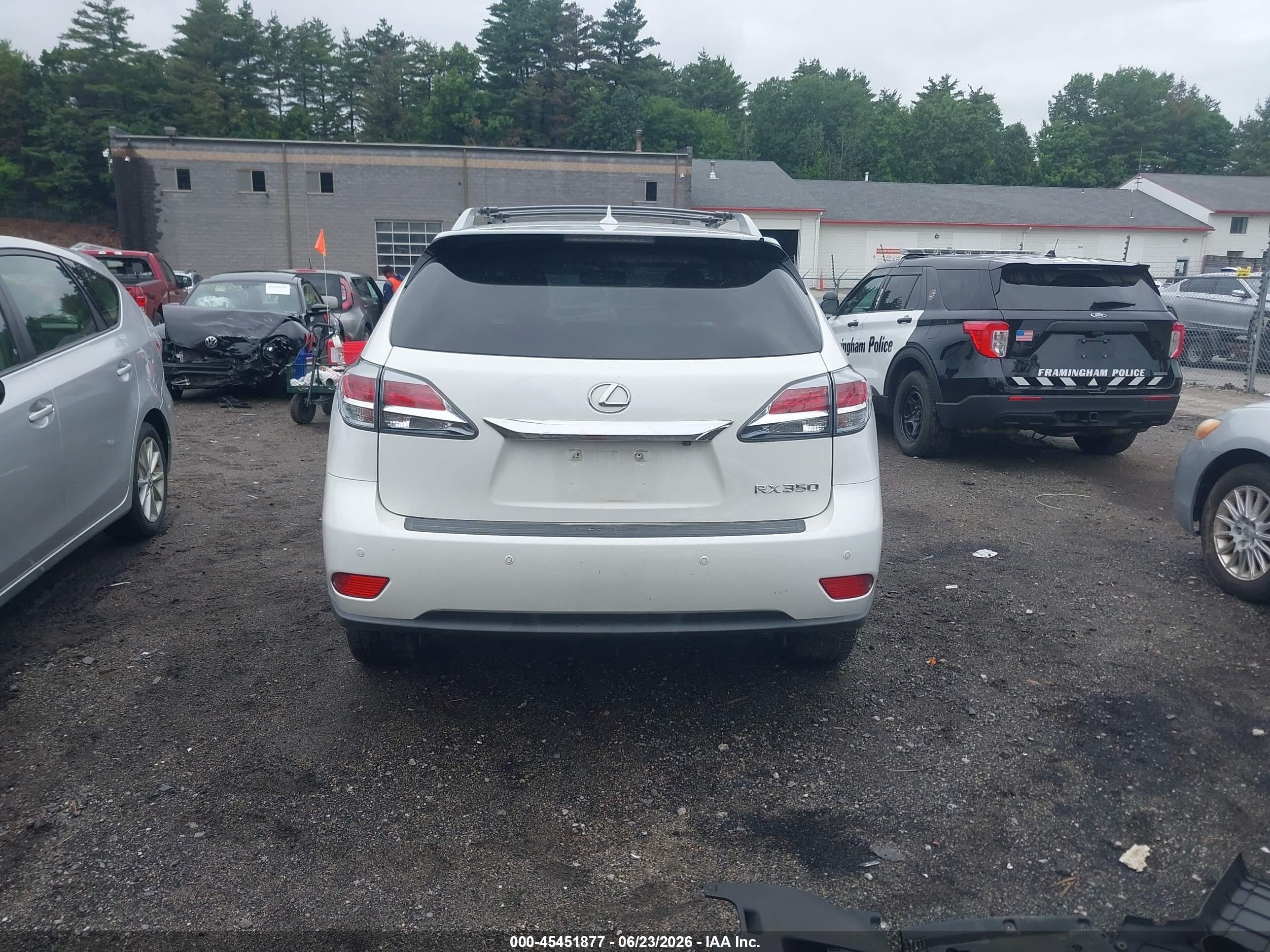 2013 Lexus Rx 350   White vin: JTJBK1BA2D2033751
