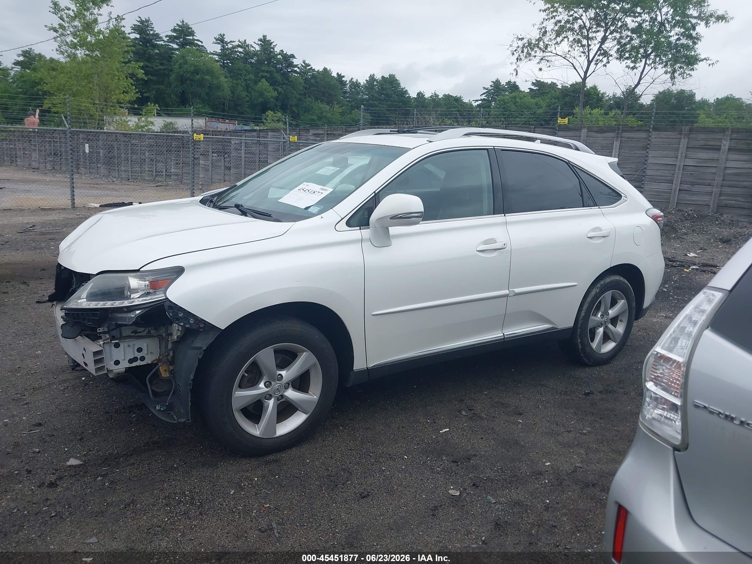 2013 Lexus Rx 350   White vin: JTJBK1BA2D2033751
