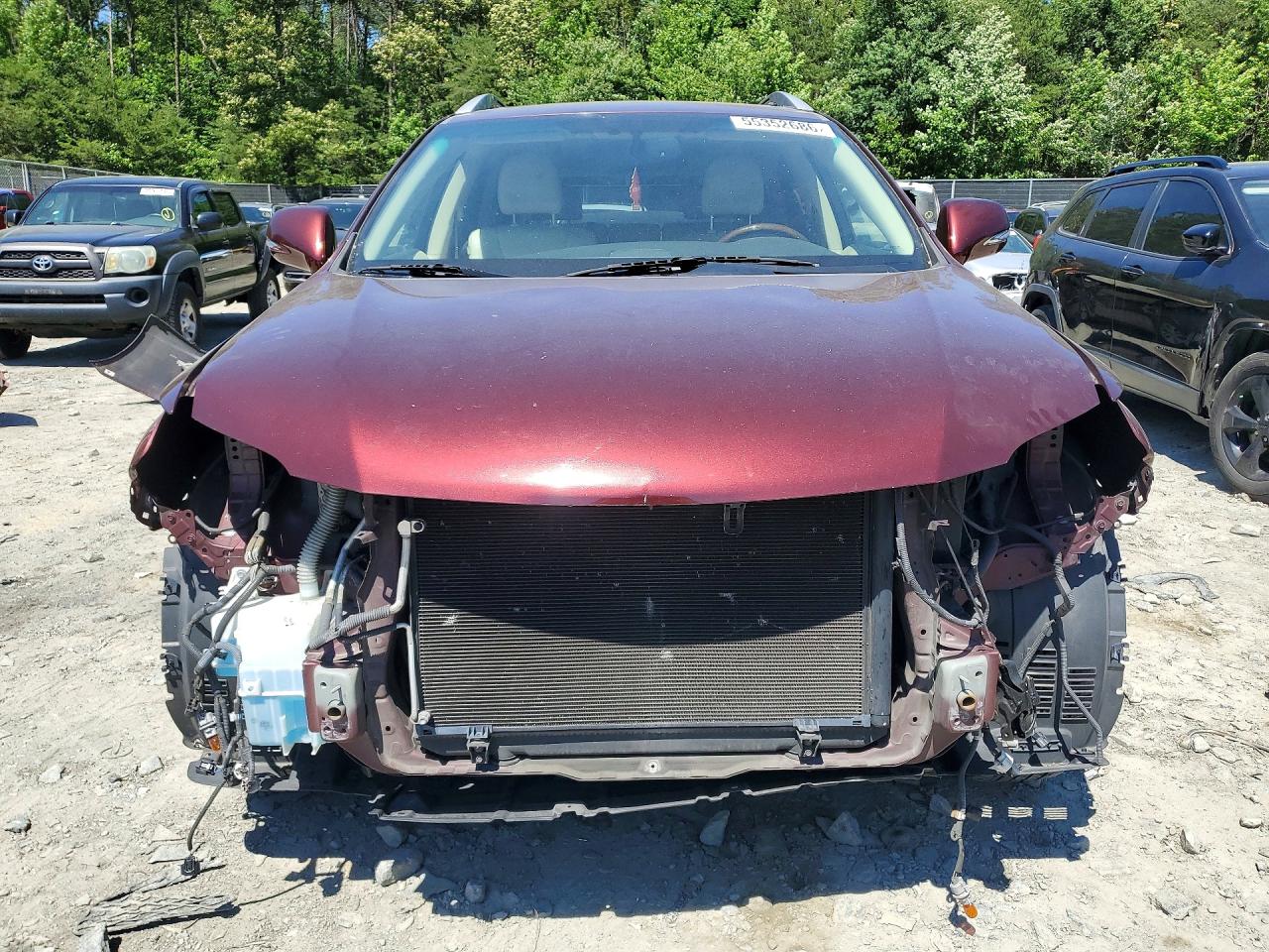 2014 Lexus Rx 350 Base Burgundy vin: JTJBK1BA2E2461255