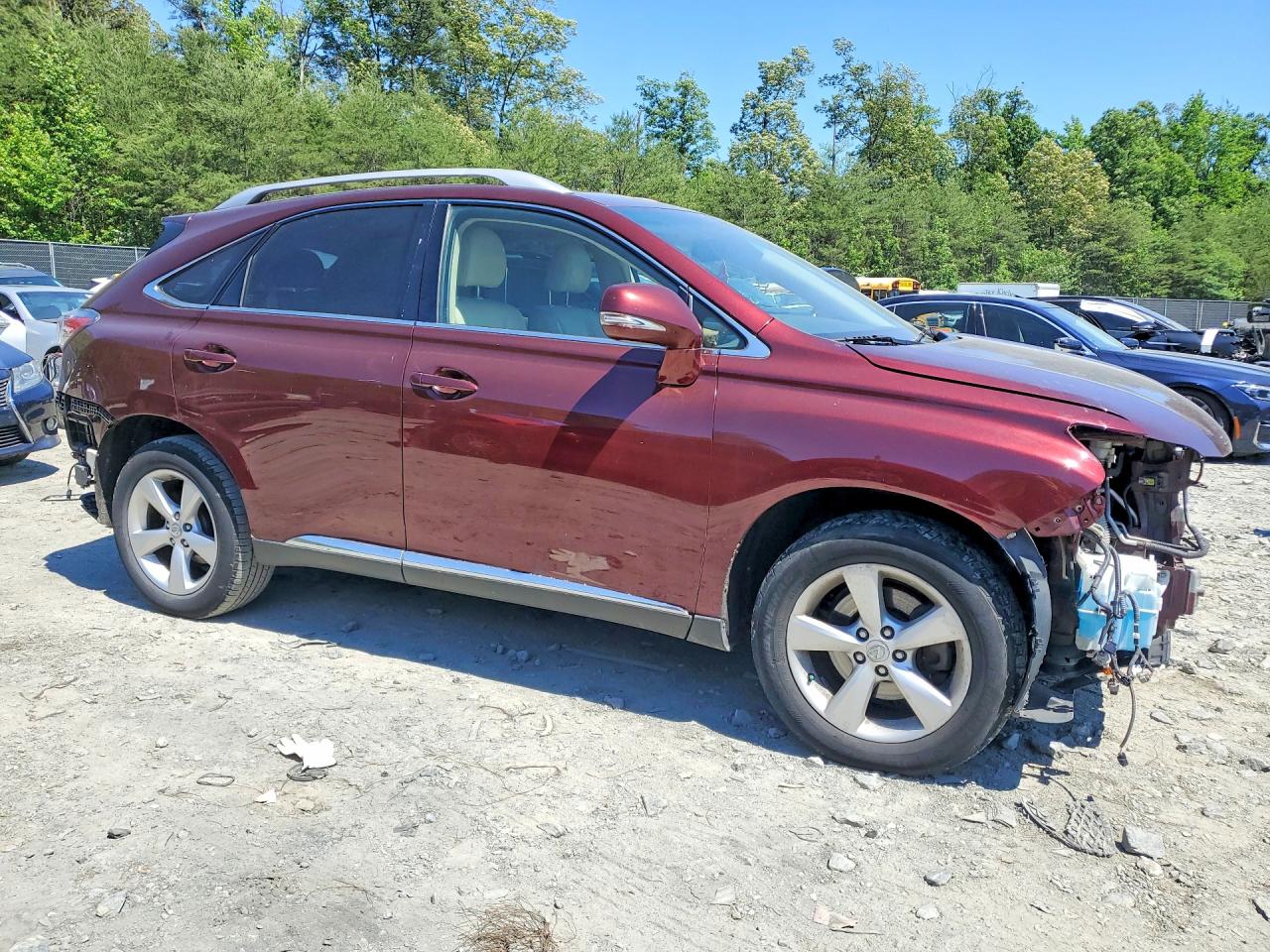 2014 Lexus Rx 350 Base Burgundy vin: JTJBK1BA2E2461255