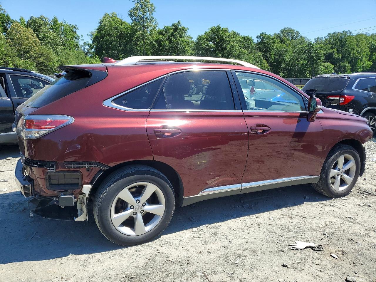 2014 Lexus Rx 350 Base Burgundy vin: JTJBK1BA2E2461255