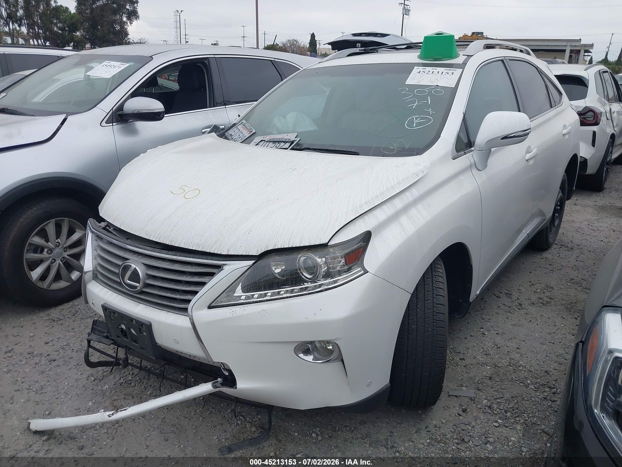2015 Lexus Rx 350   White vin: JTJBK1BA2F2465520