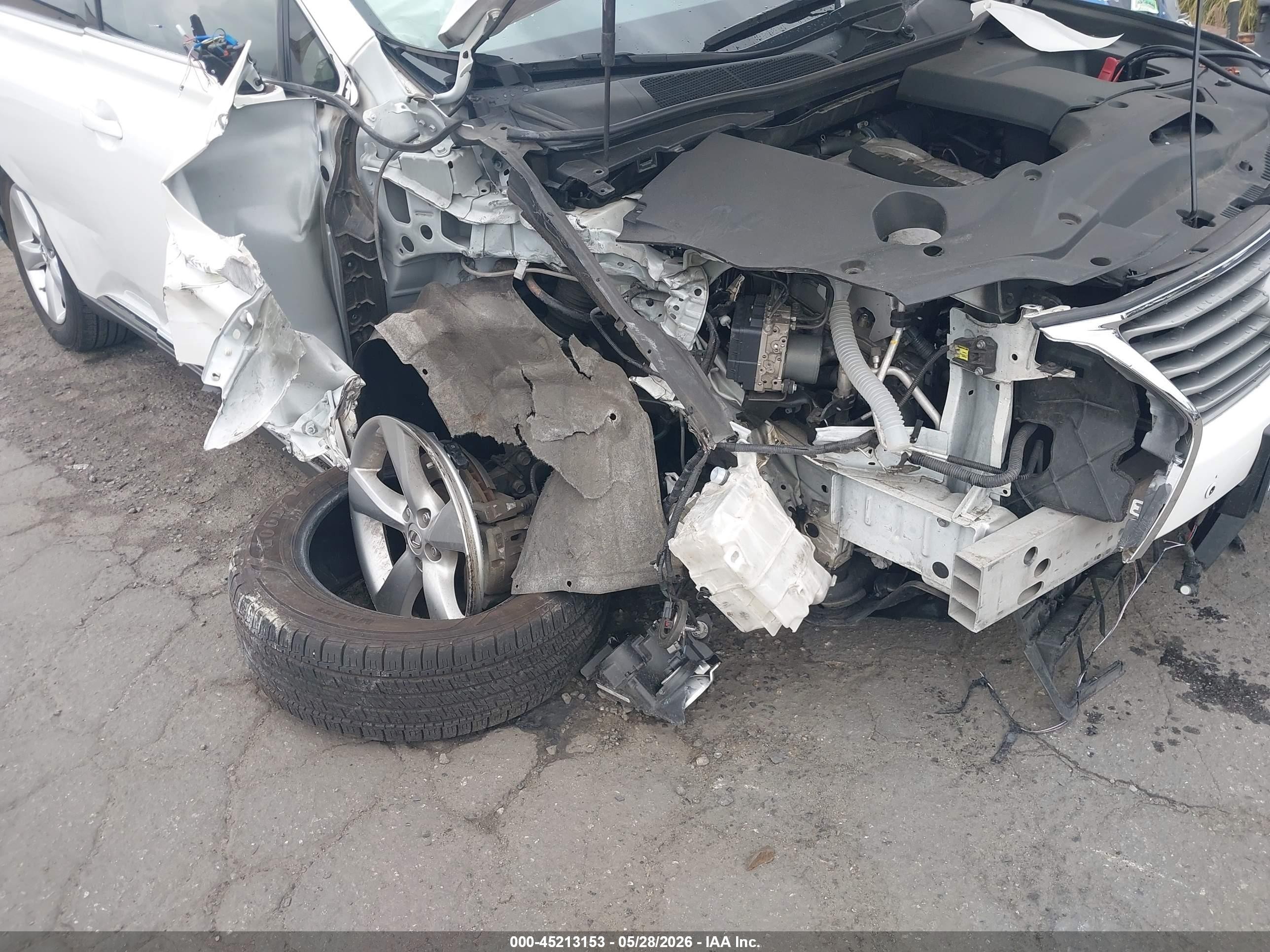 2015 Lexus Rx 350   White vin: JTJBK1BA2F2465520
