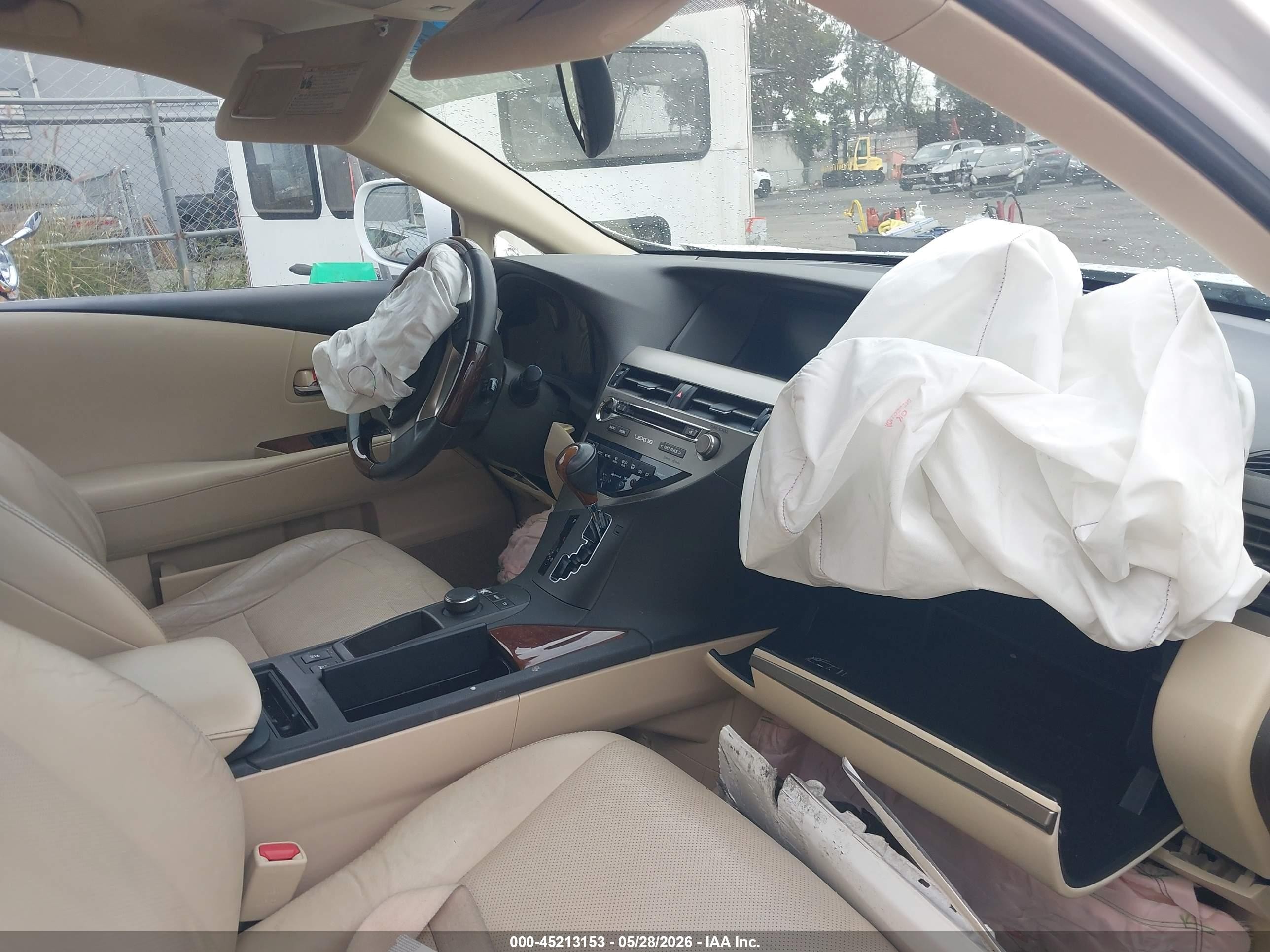 2015 Lexus Rx 350   White vin: JTJBK1BA2F2465520