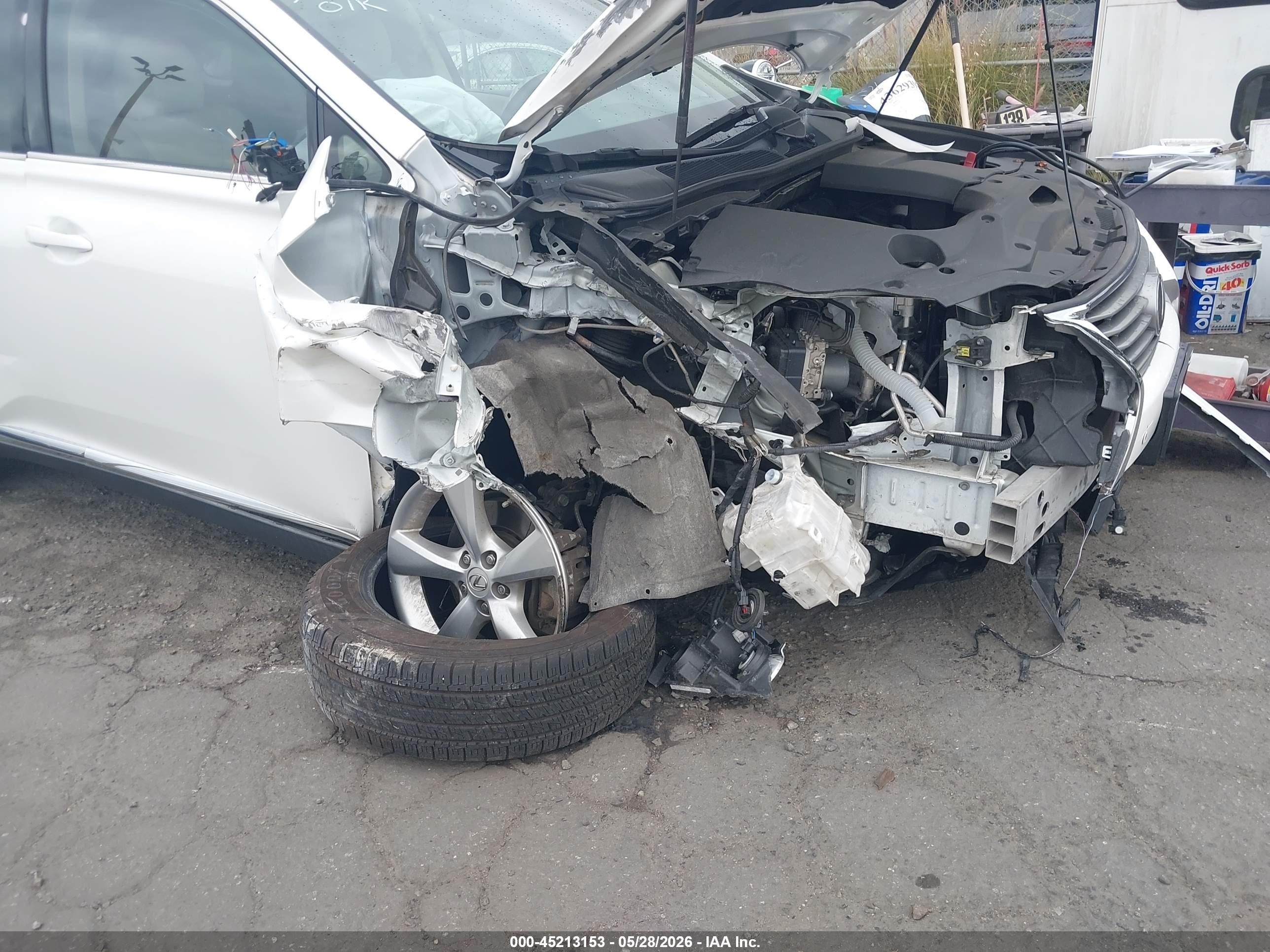 2015 Lexus Rx 350   White vin: JTJBK1BA2F2465520