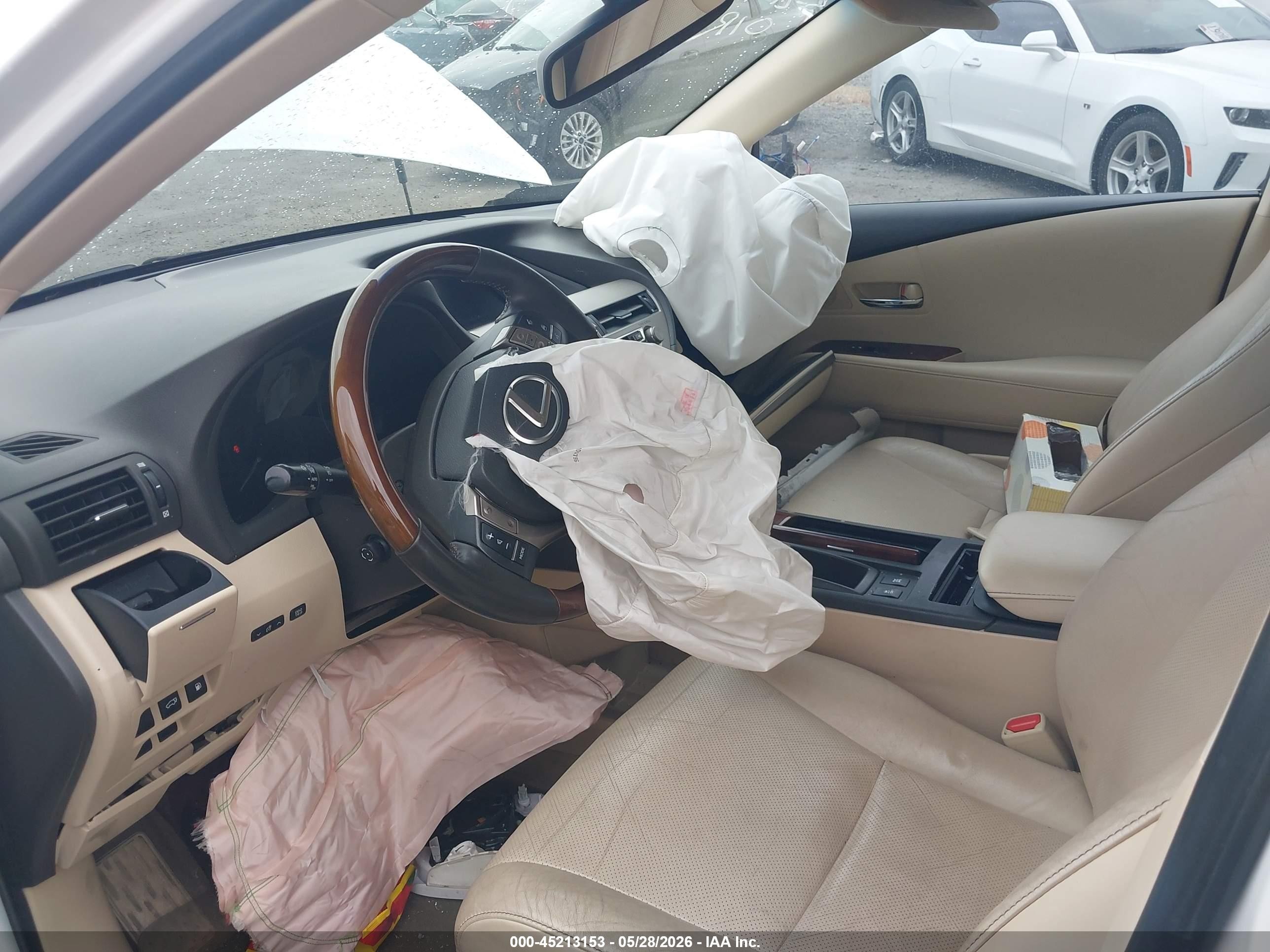 2015 Lexus Rx 350   White vin: JTJBK1BA2F2465520