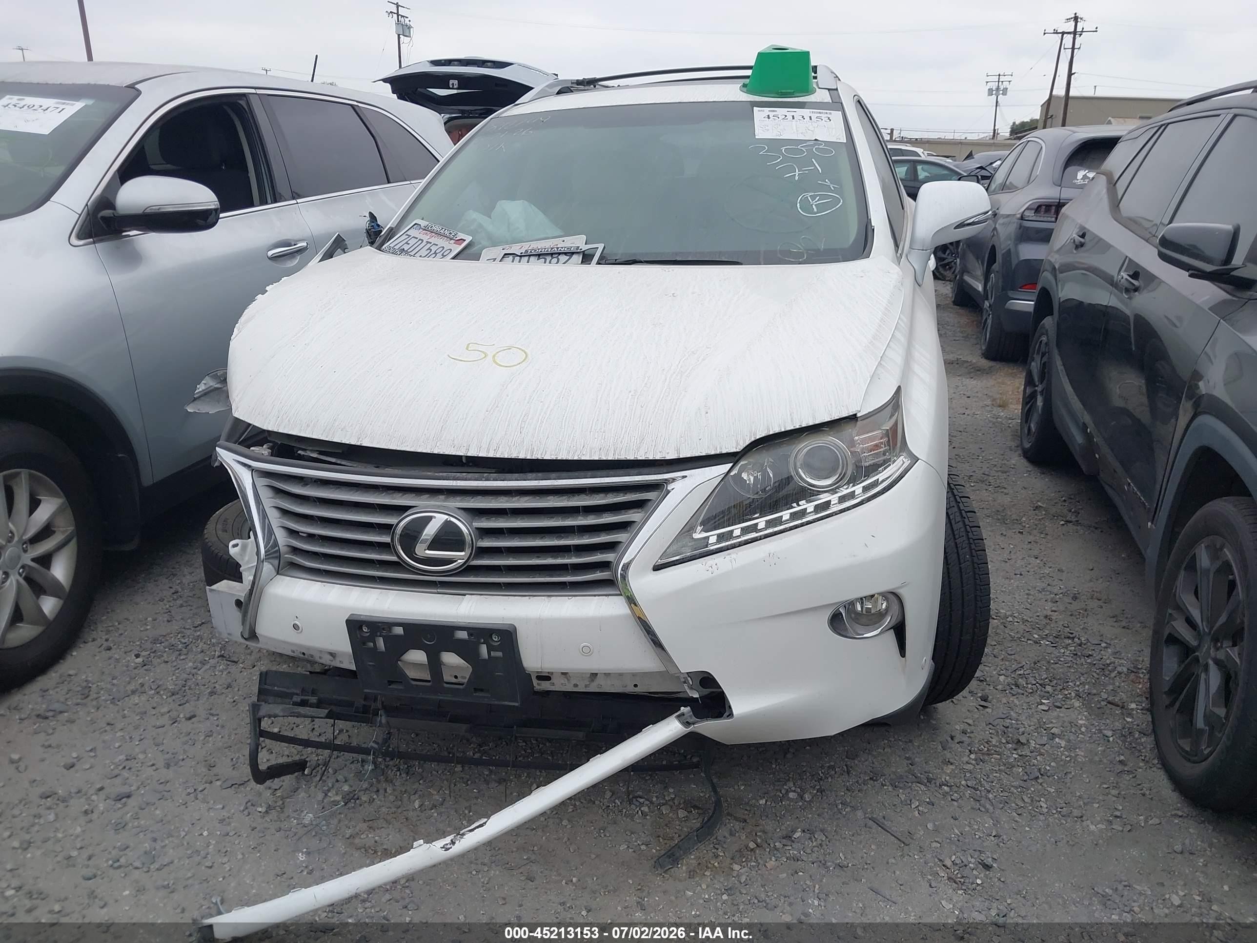2015 Lexus Rx 350   White vin: JTJBK1BA2F2465520